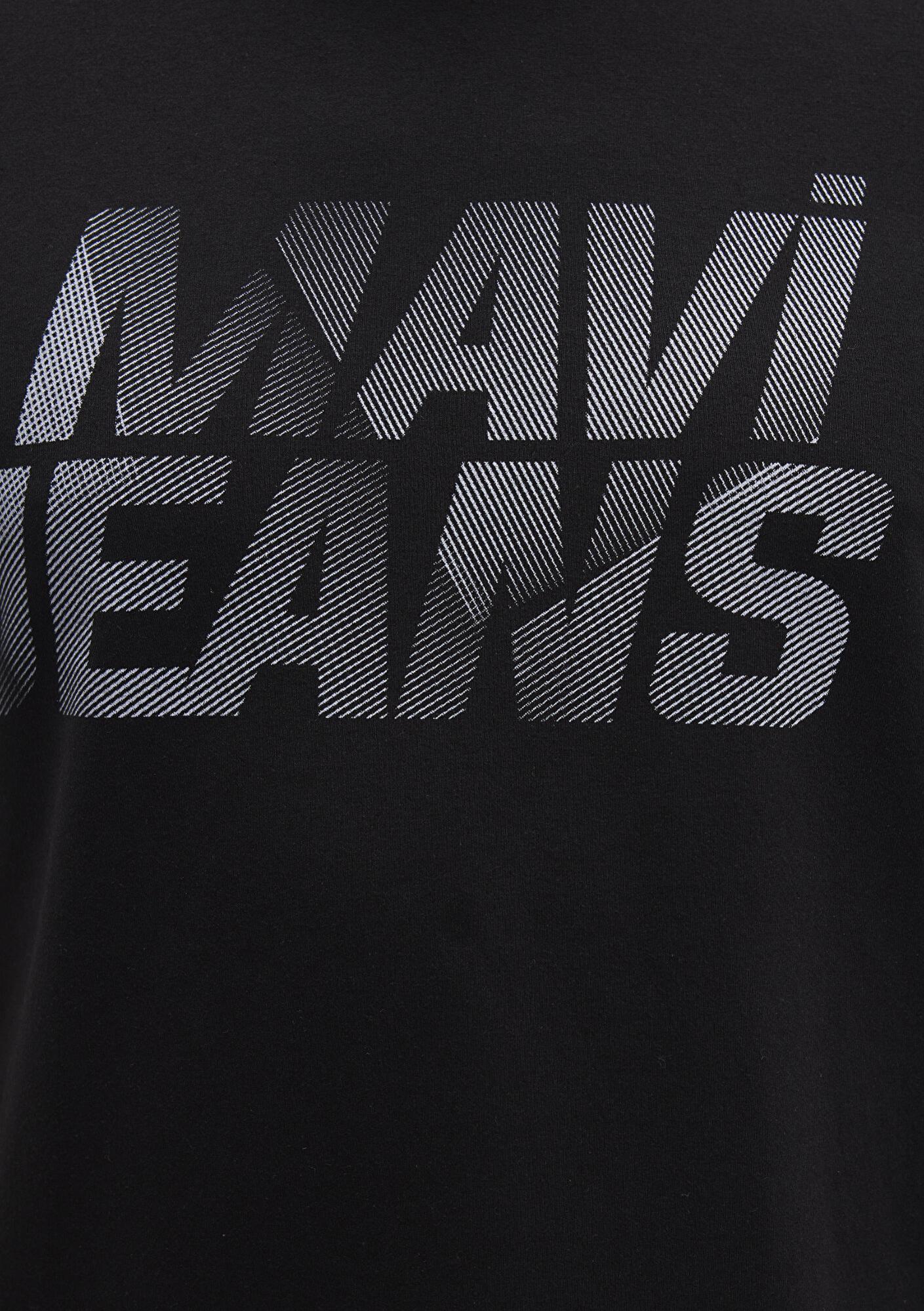 Mavi Mavi Logo Baskılı Siyah Tişört Regular Fit / Normal Kesim 0610260-900