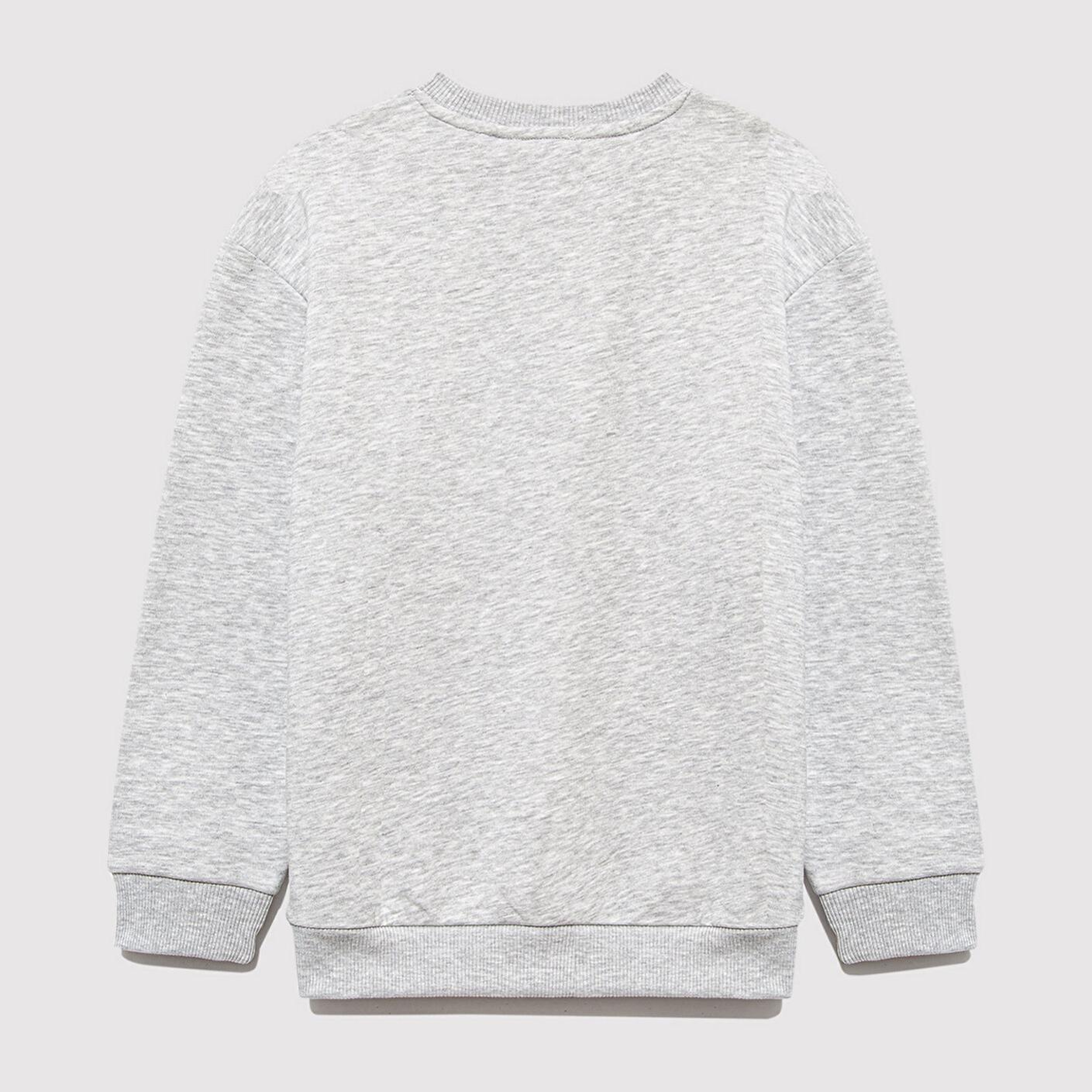 Mavi Mavi Logo Baskılı Gri Sweatshirt 6S10031-85438