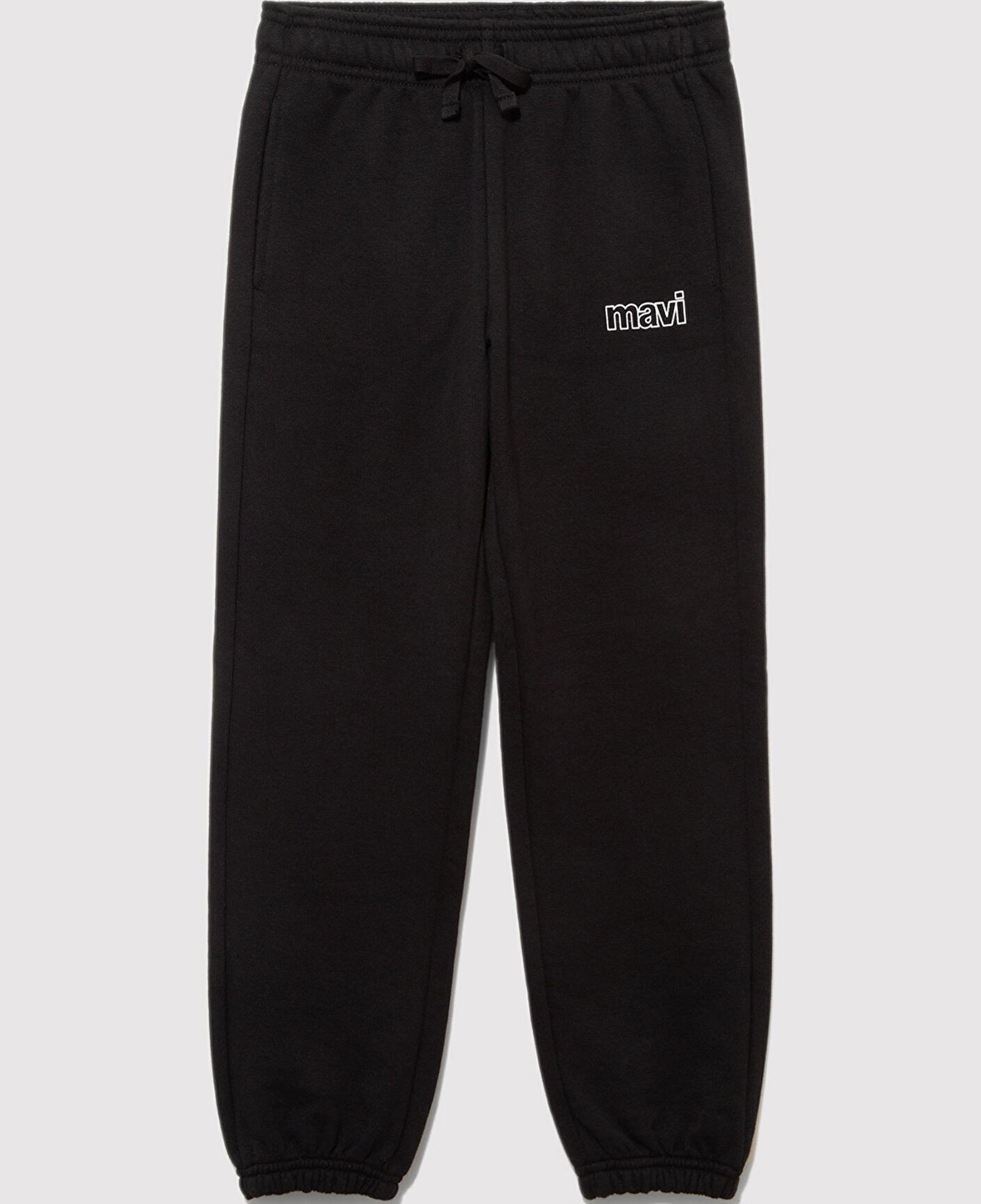 Mavi Mavi Logo Baskılı Siyah Eşofman Altı 6010004-900