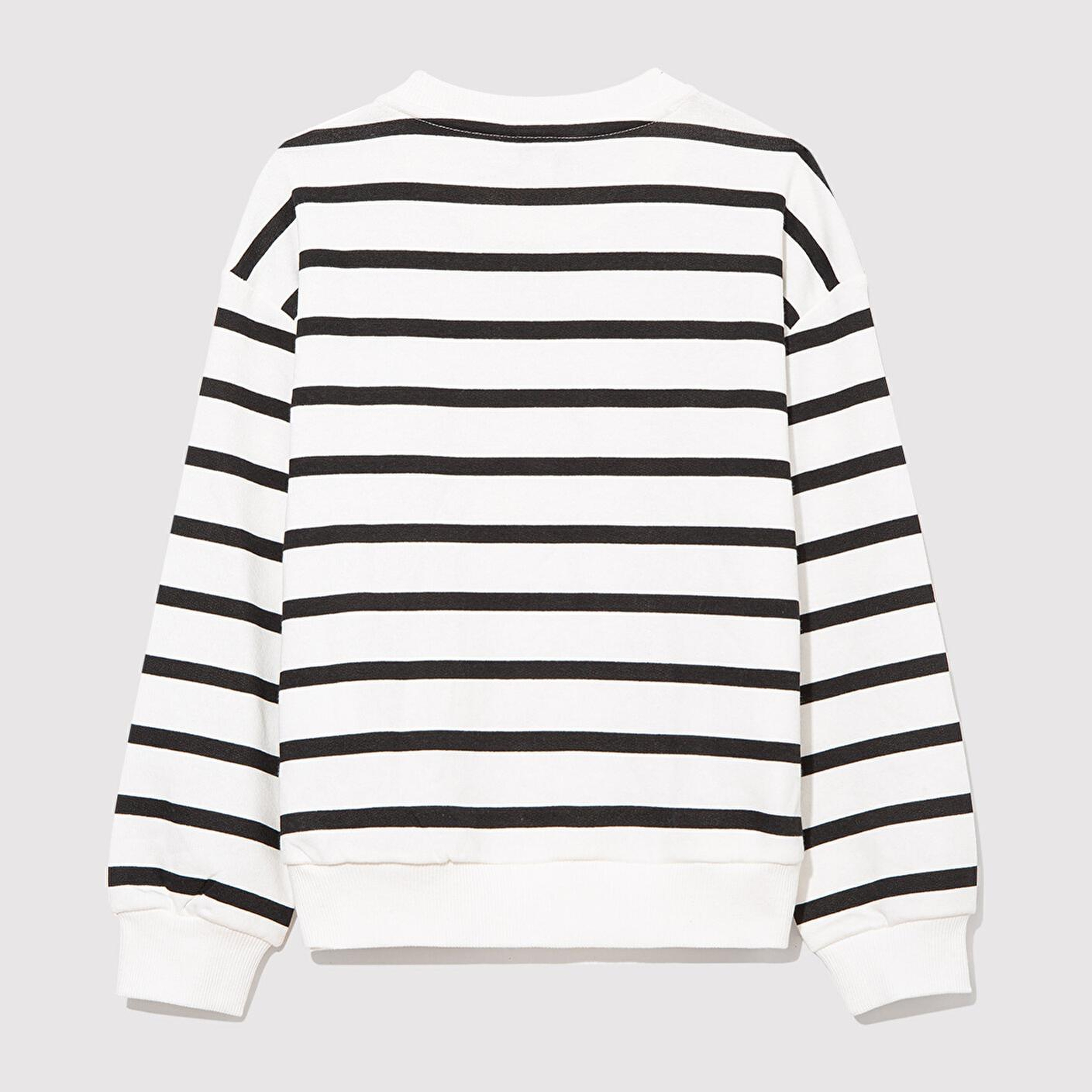 Mavi Mavi Logo Baskılı Siyah Çizgili Sweatshirt 7S10038-900