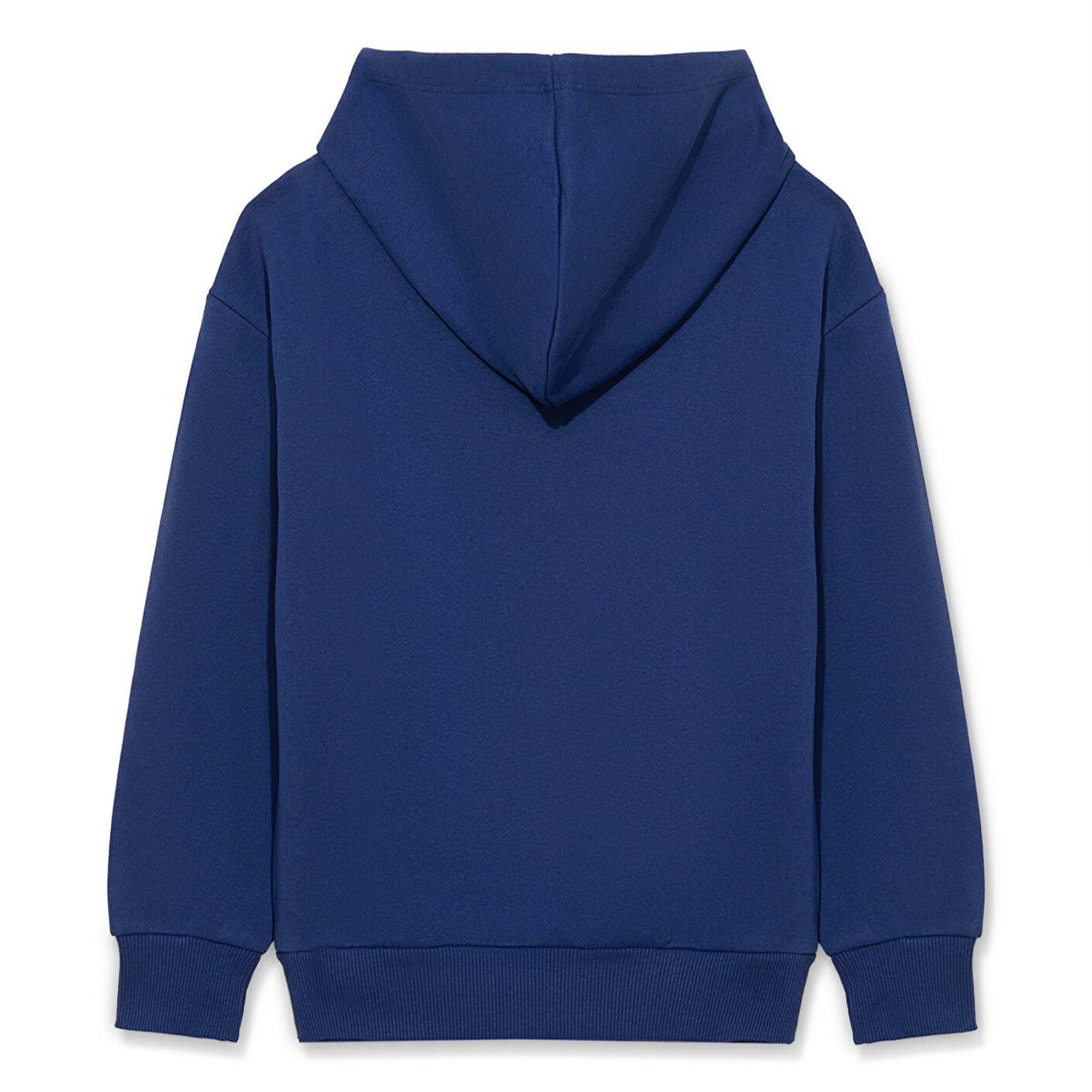 Mavi Miav Baskılı Kapüşonlu Mavi Çocuk Sweatshirt 6S10028-70722