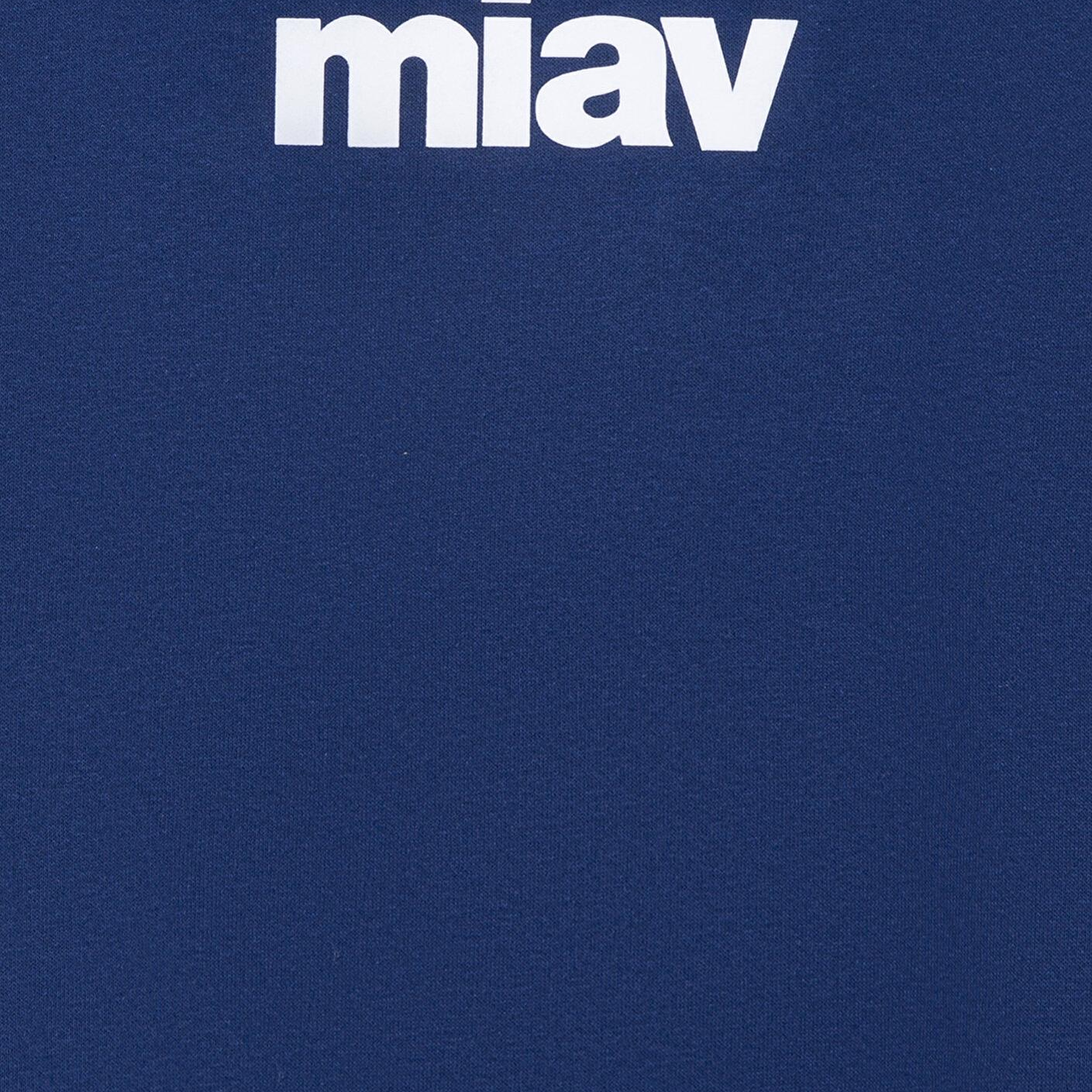 Mavi Miav Baskılı Kapüşonlu Mavi Çocuk Sweatshirt 6S10028-70722
