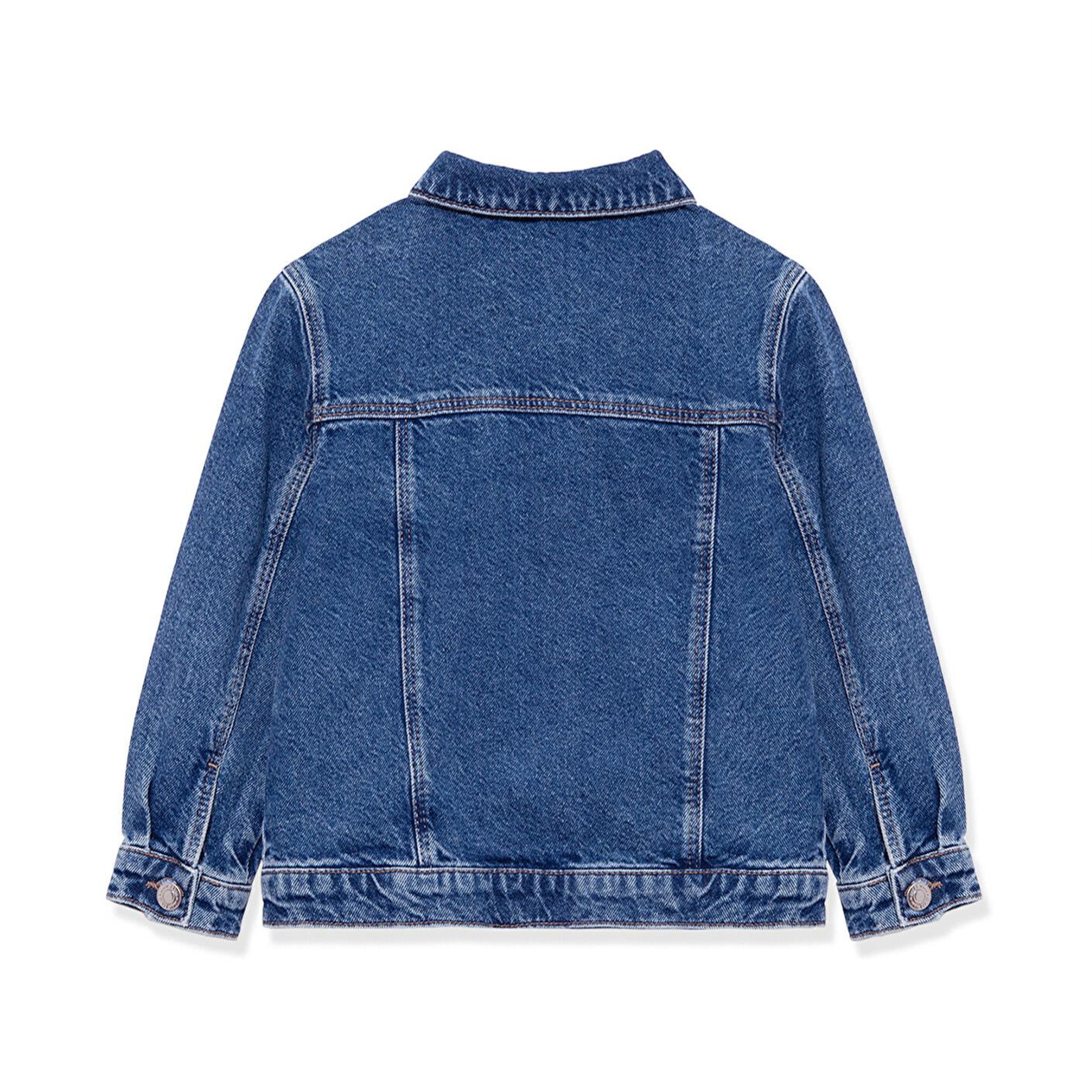 Mavi Ken 90lar Koyu Mavi Jean Ceket 6110001-86708