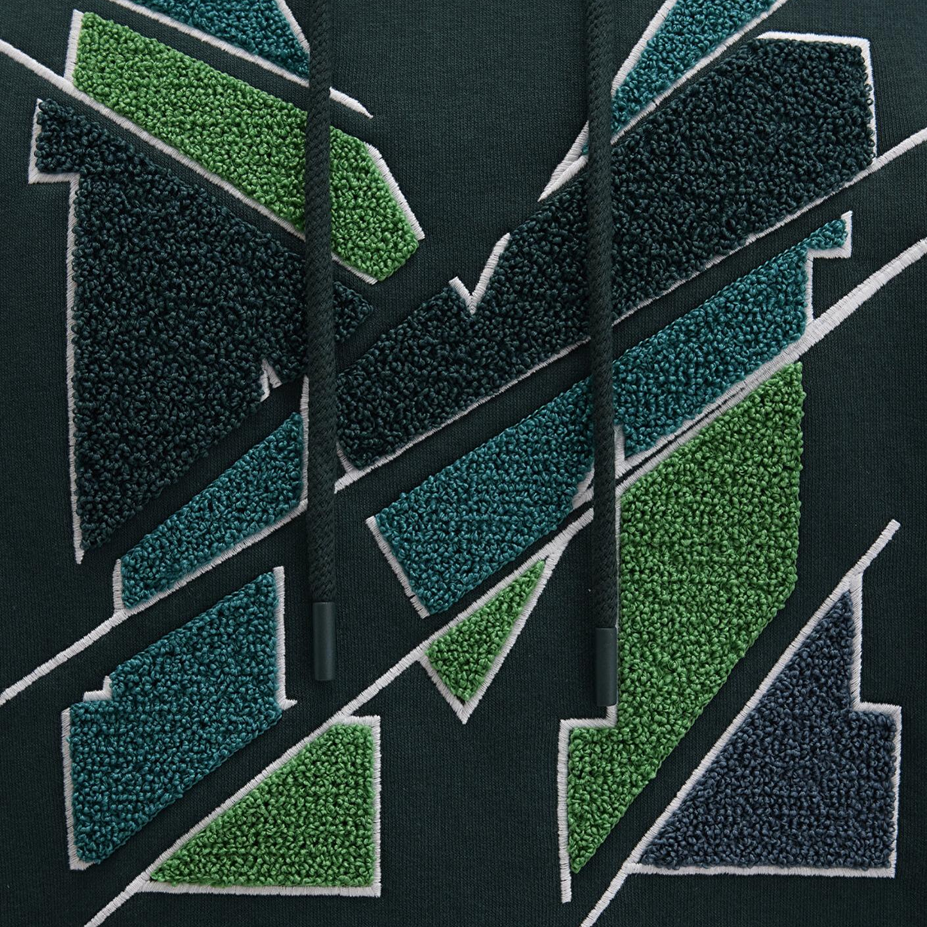 Mavi M Logo Baskılı Kapüşonlu Yeşil Sweatshirt 0S10106-81570