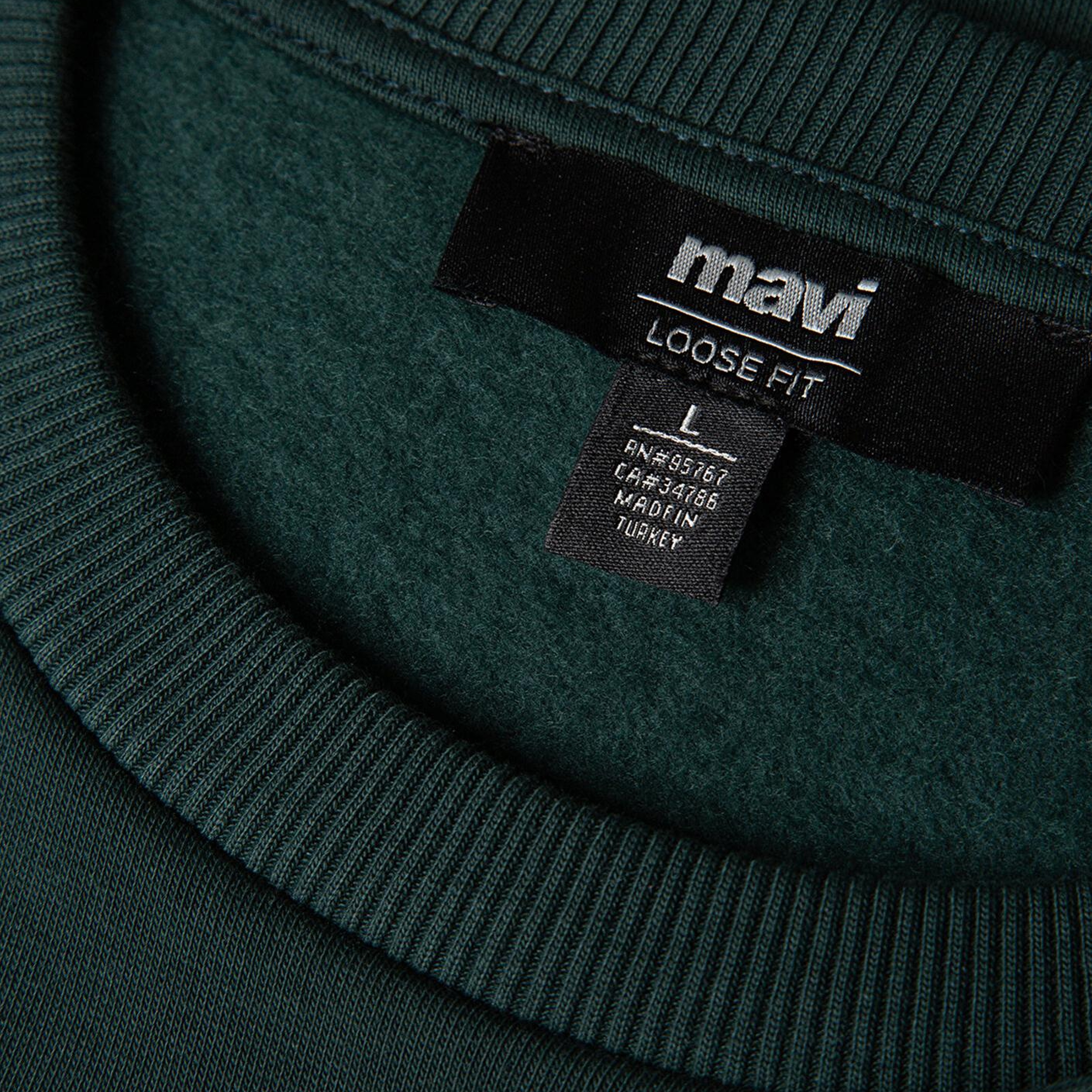 Mavi Mavi Logo Baskılı Yeşil Sweatshirt 0611716-81570