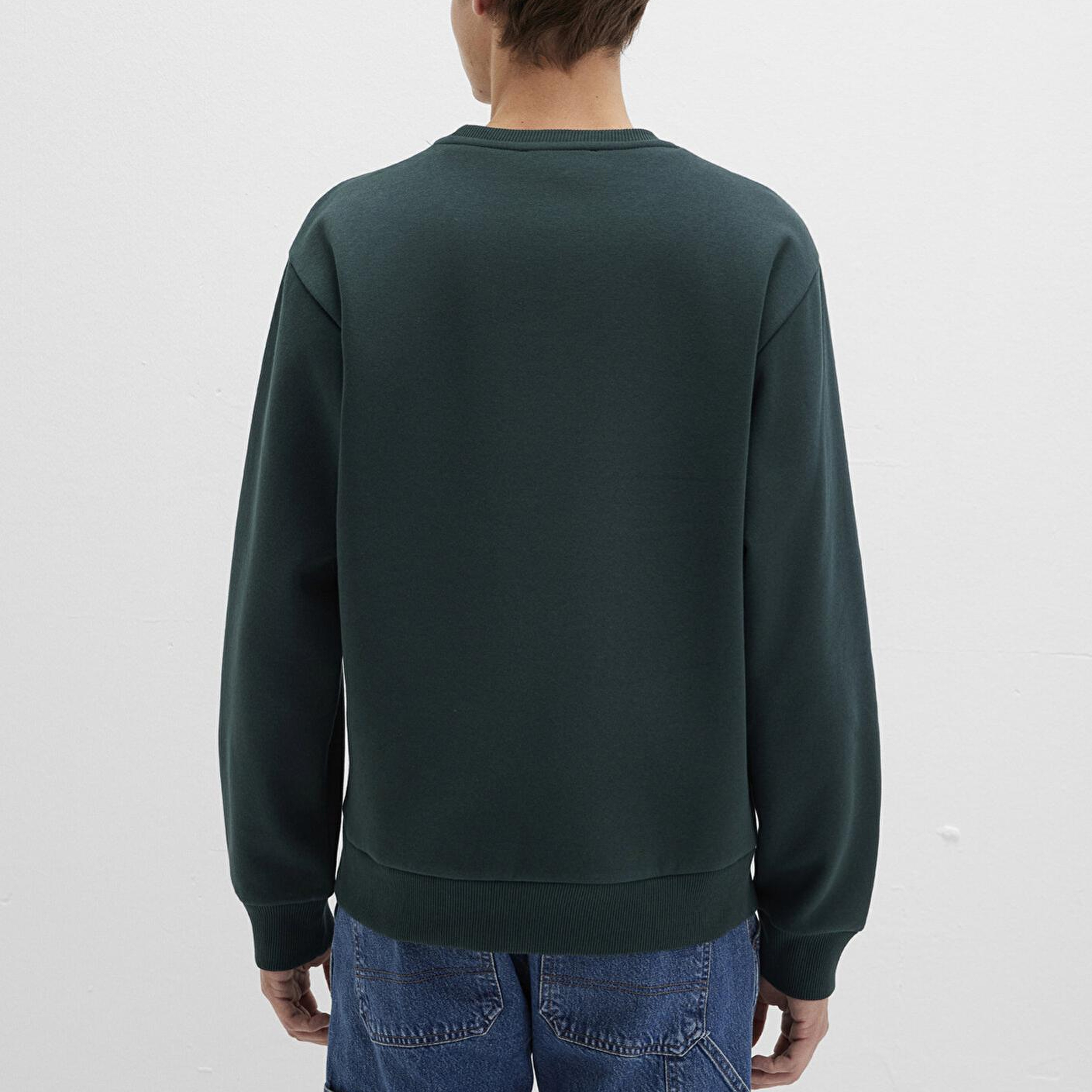 Mavi Mavi Logo Baskılı Yeşil Sweatshirt 0611716-81570