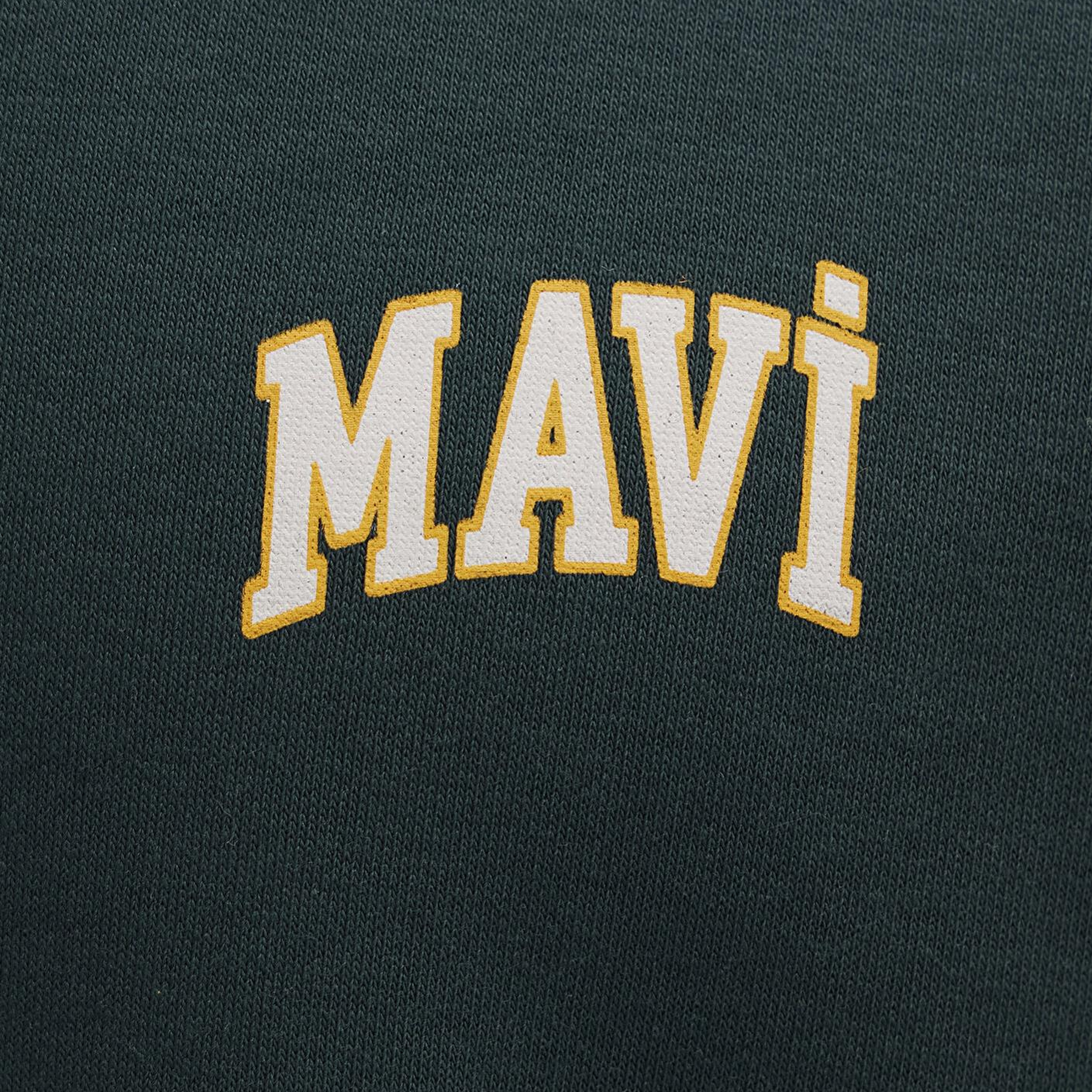 Mavi Mavi Logo Baskılı Yeşil Sweatshirt 0611716-81570