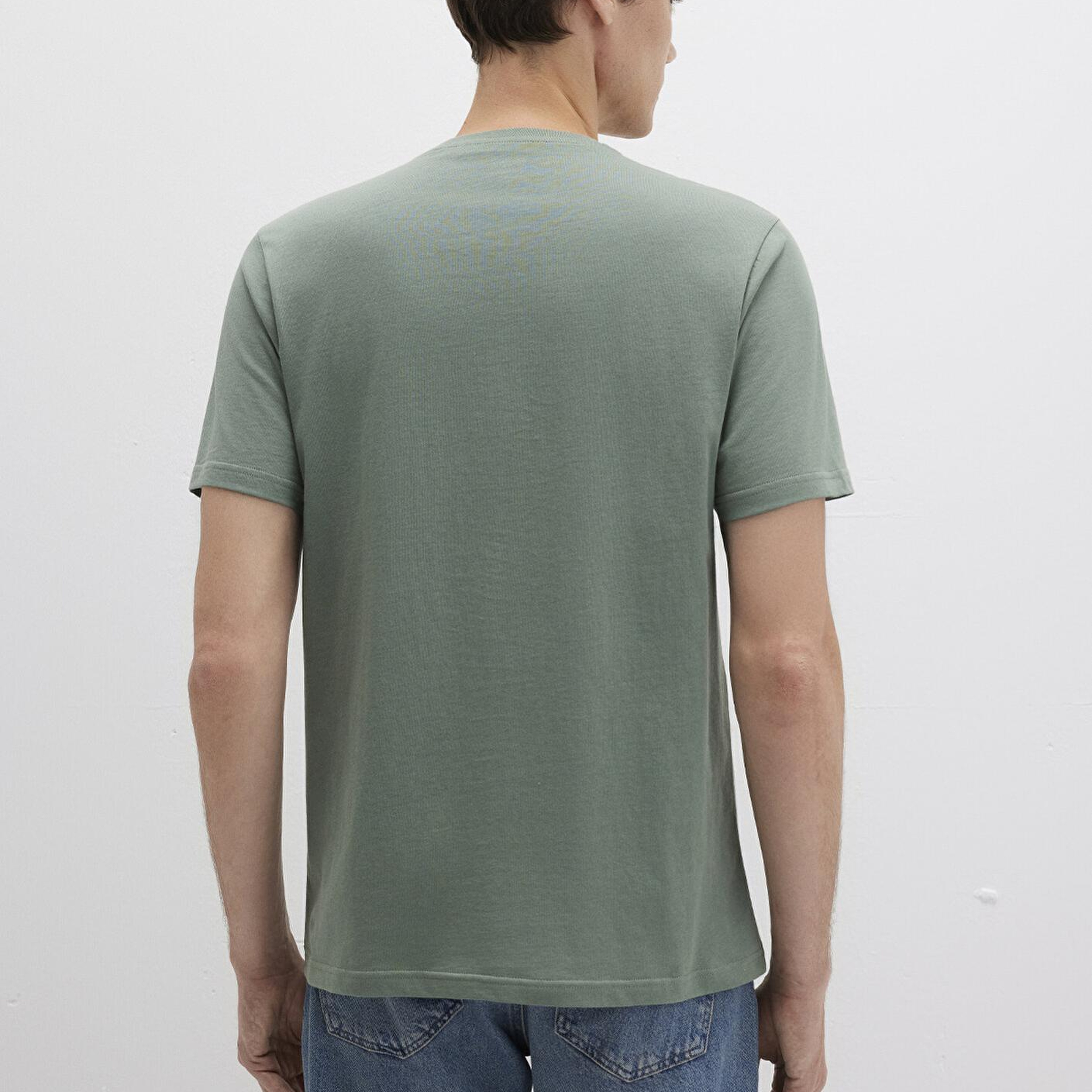 Mavi Mavi Logo Baskılı Yeşil Tişört Regular Fit / Normal Kesim 0611714-71483