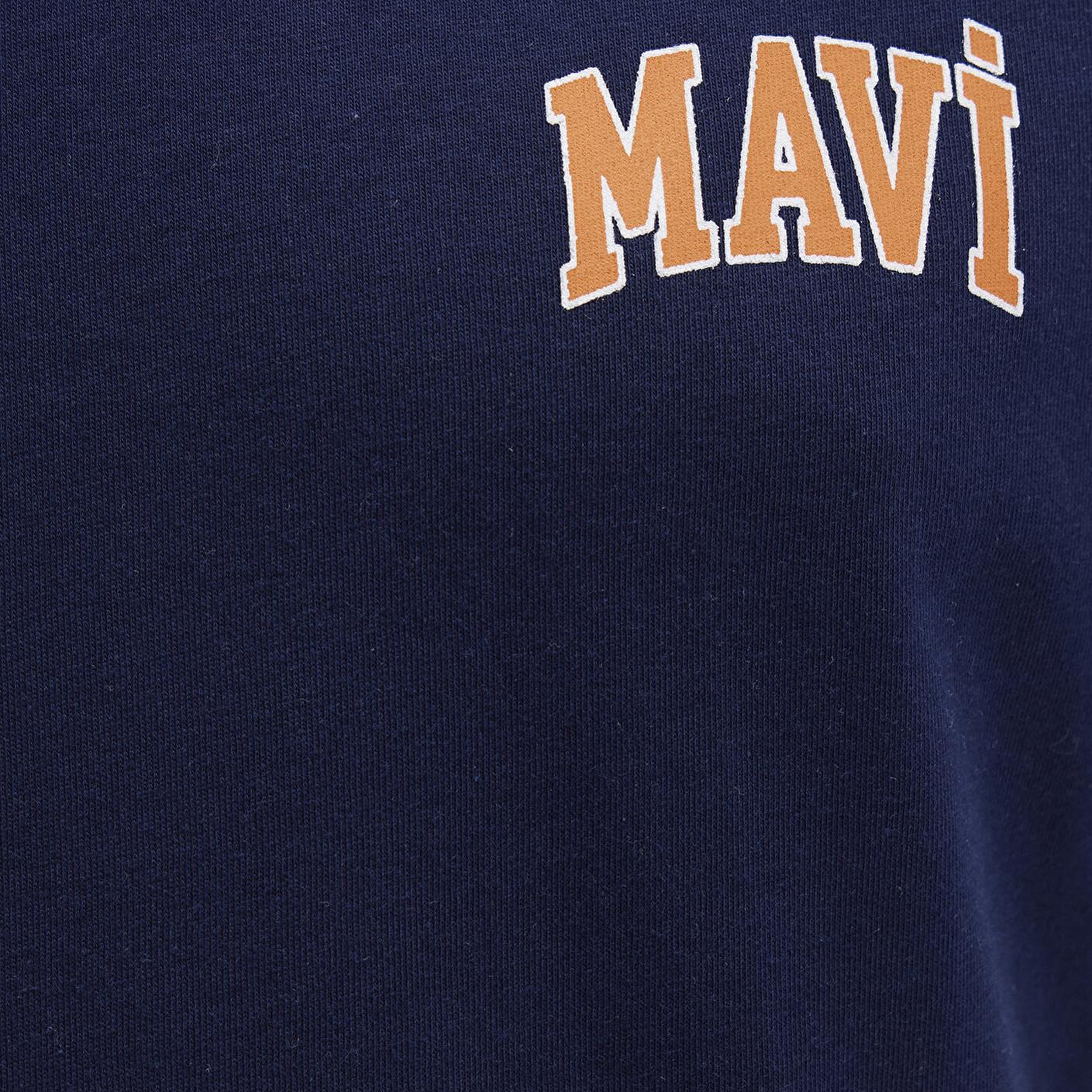 Mavi Mavi Logo Baskılı Lacivert Tişört Regular Fit / Normal Kesim 0611714-84371