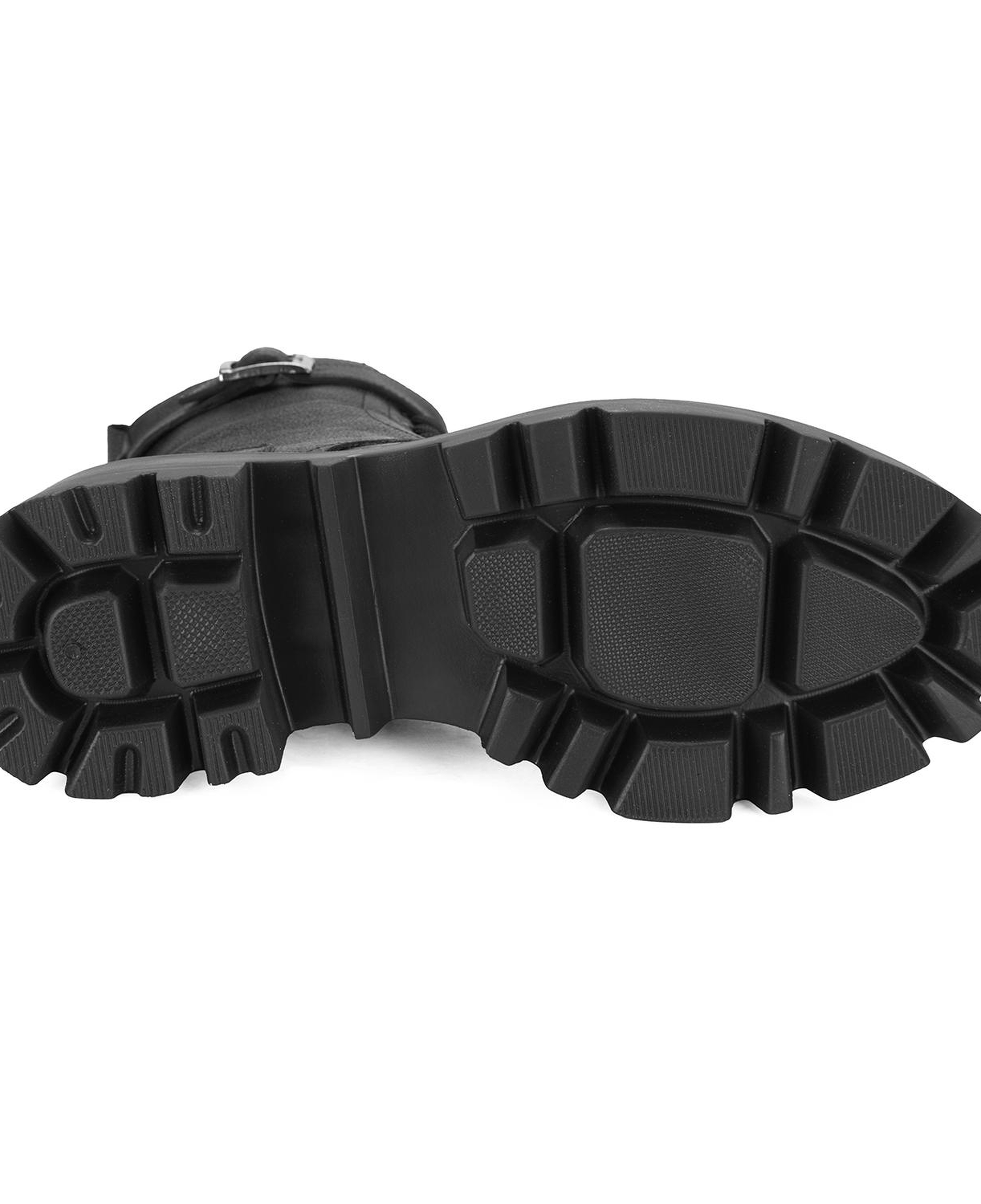 Kadın Siyah Bağcıklı Deri Postal Bot