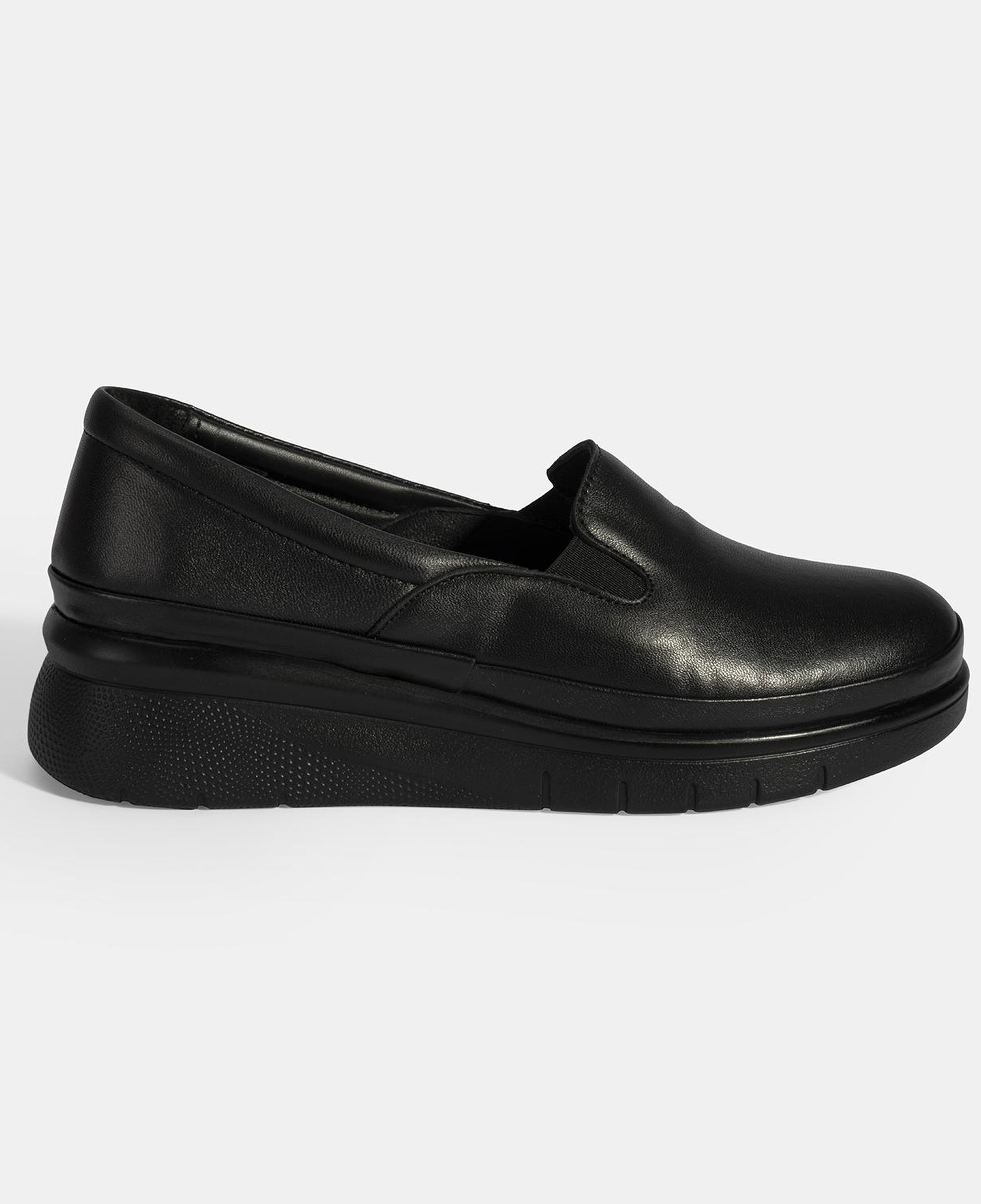 Kadın Siyah DesaComfort Deri Günlük Ayakkabı