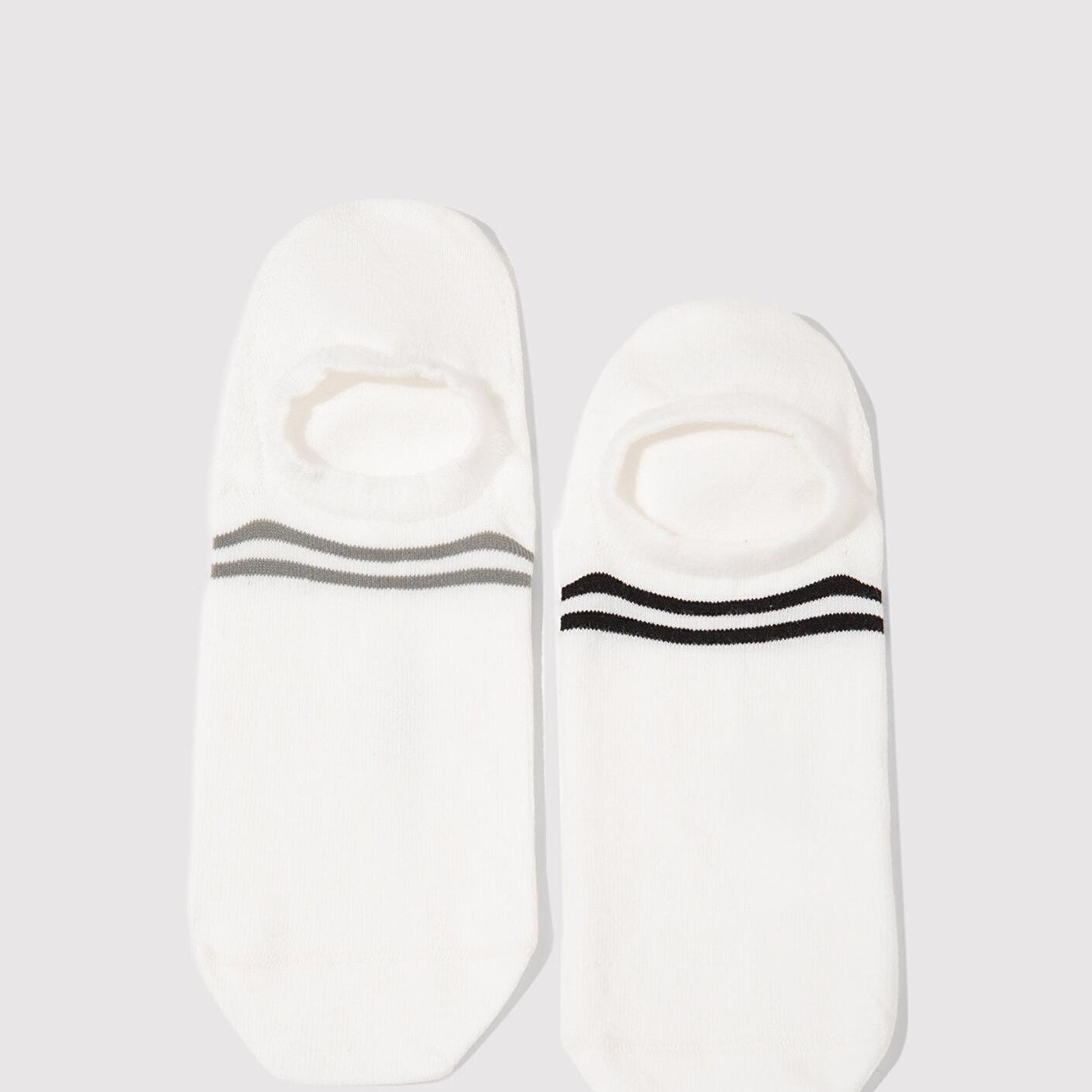 Mavi 2li Ekru Babet Çorabı 092593-34523