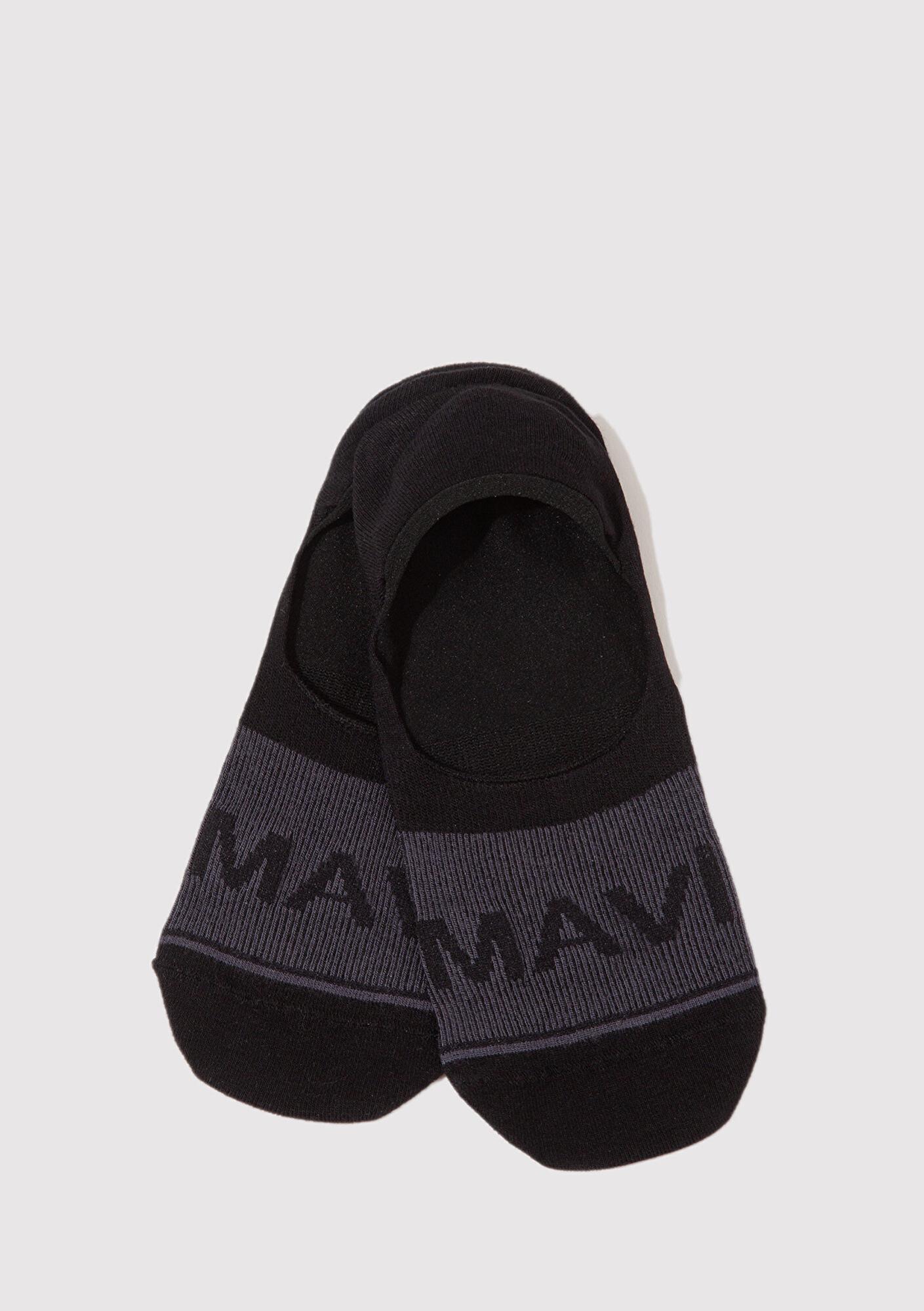 Mavi Mavi Logo Baskılı Siyah Babet Çorabı 0911319-900