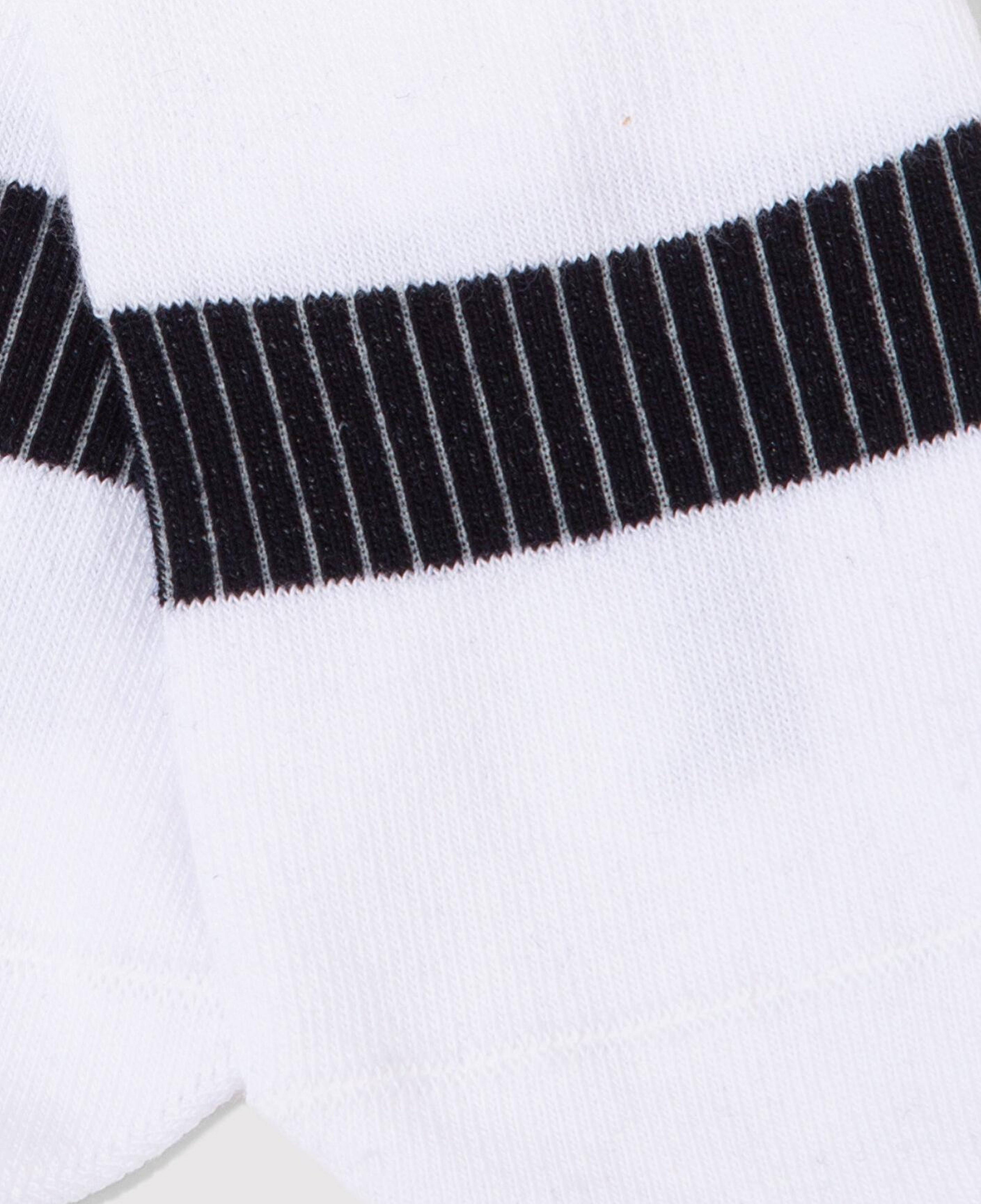 Mavi Beyaz Babet Çorabı 0911318-620