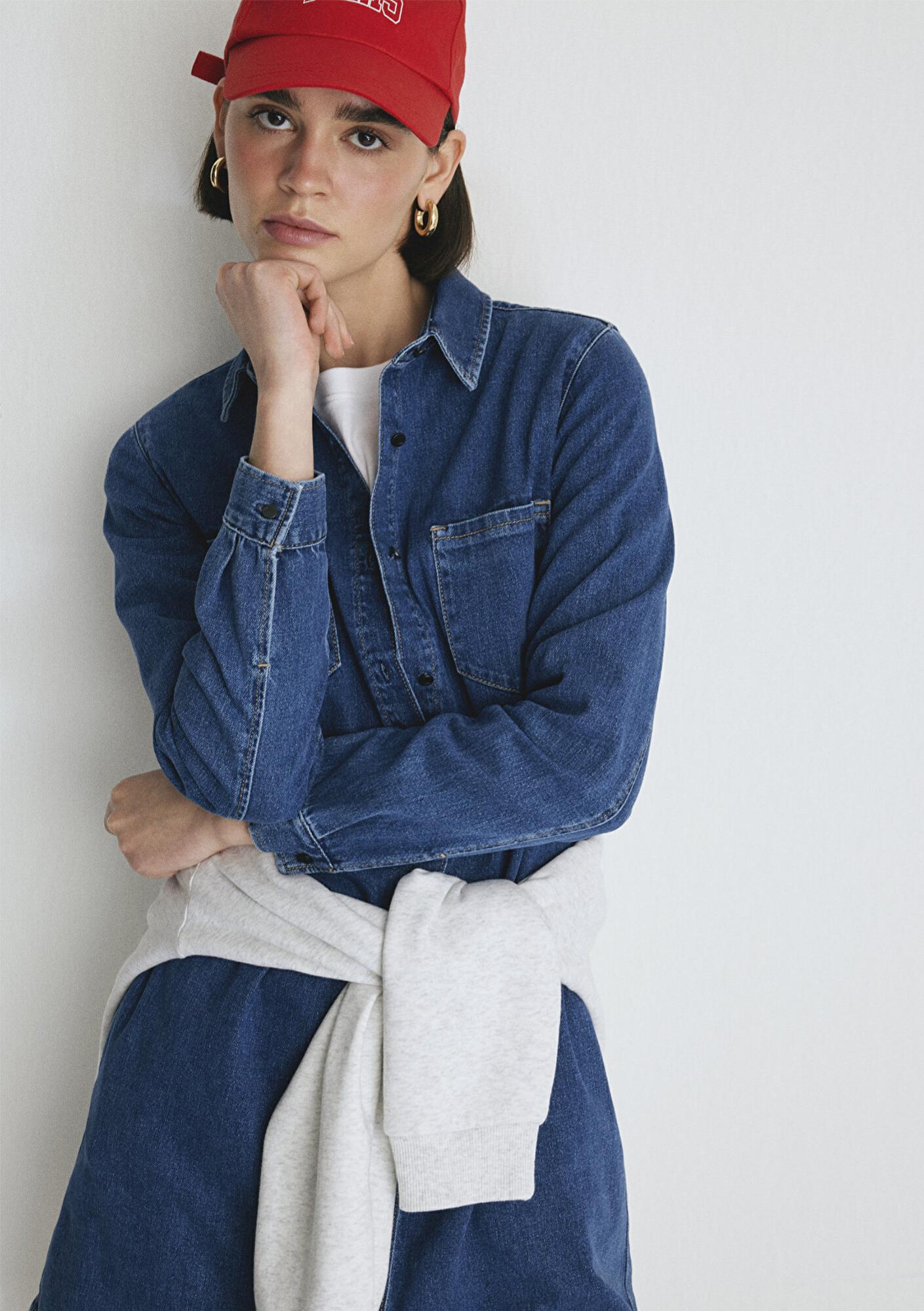 Mavi Liz Everyday Koyu Mavi  Jean Elbise 130656-86430