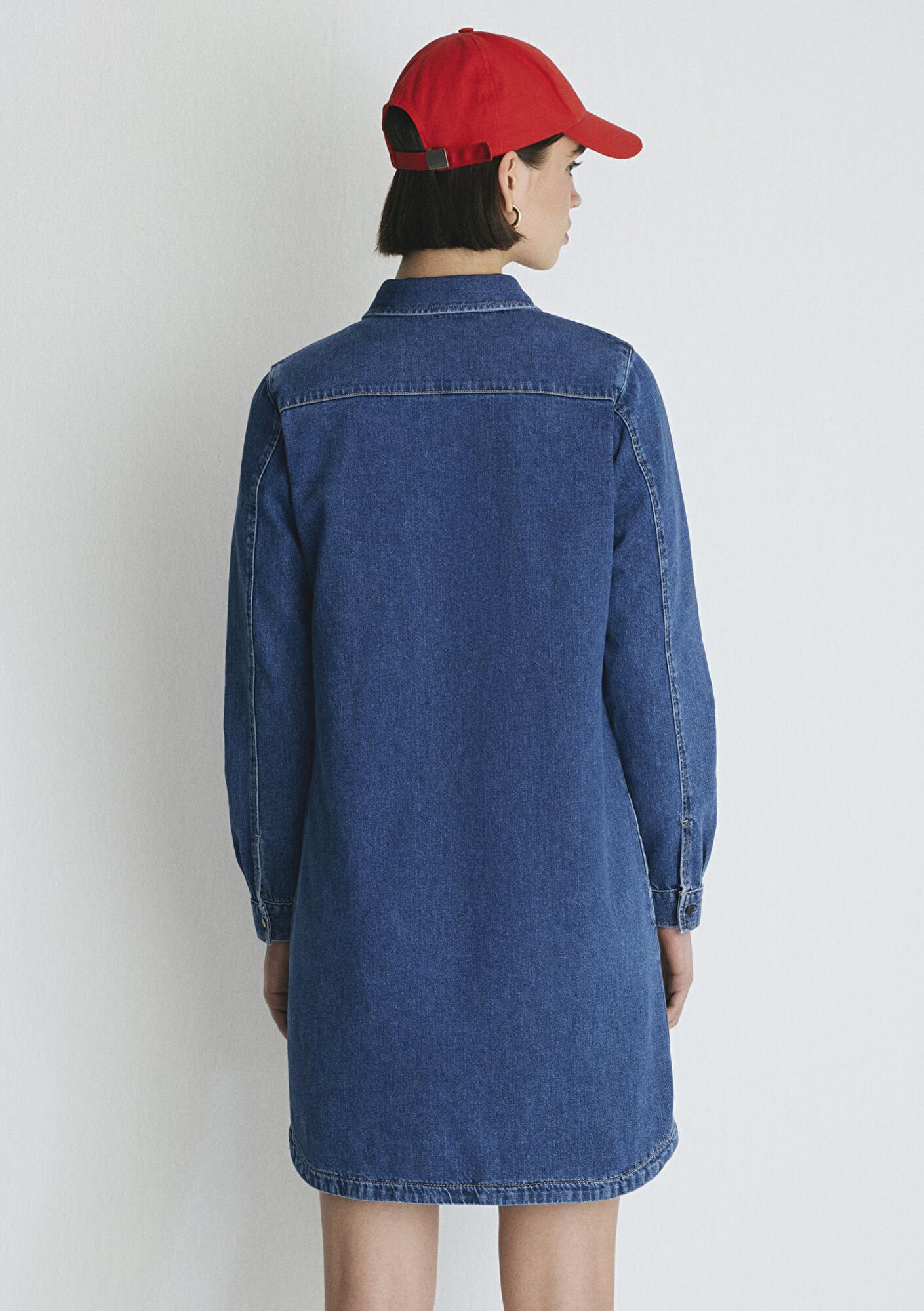 Mavi Liz Everyday Koyu Mavi  Jean Elbise 130656-86430