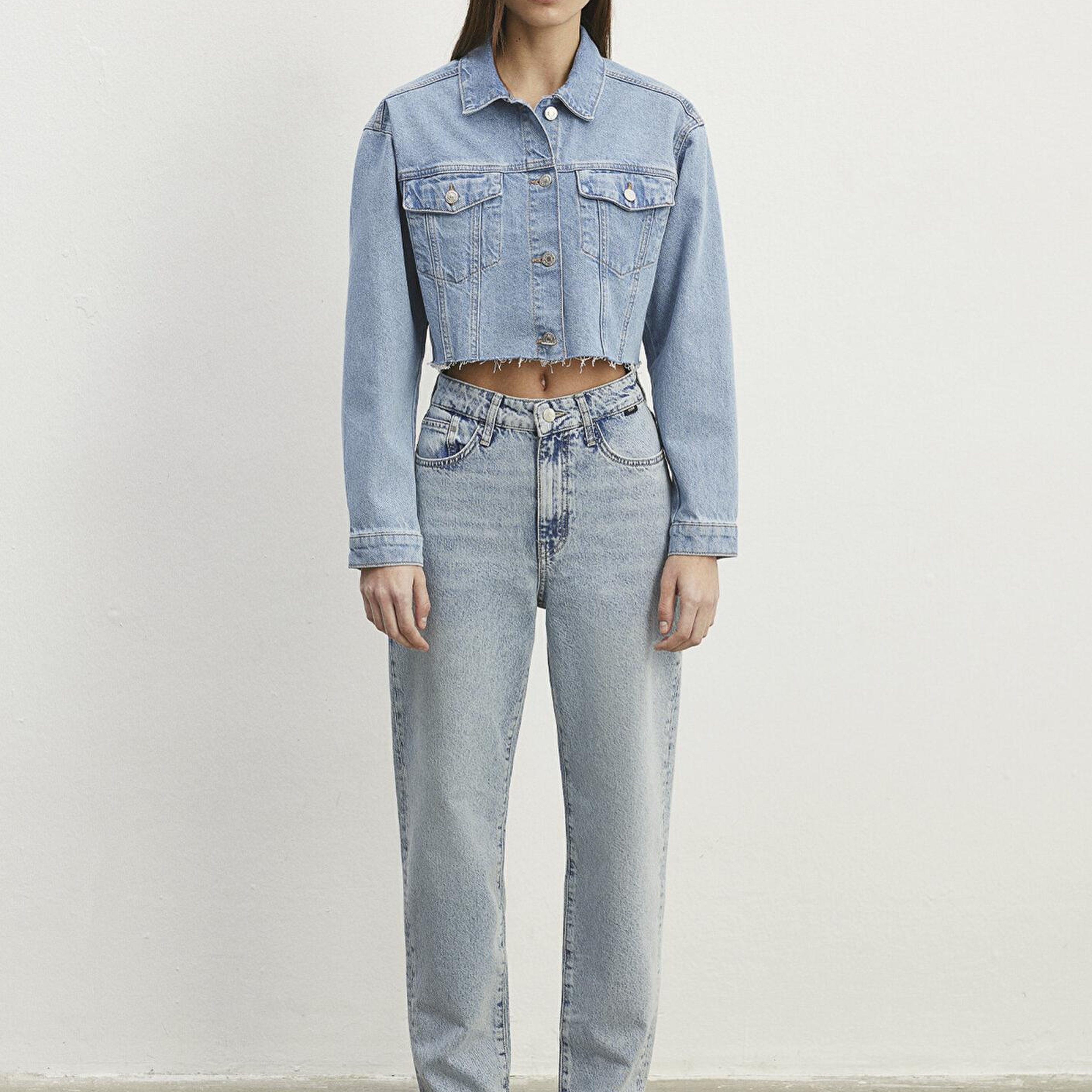 Mavi Brenda 90lar İndigo Mavisi Jean Ceket 1110118-86443