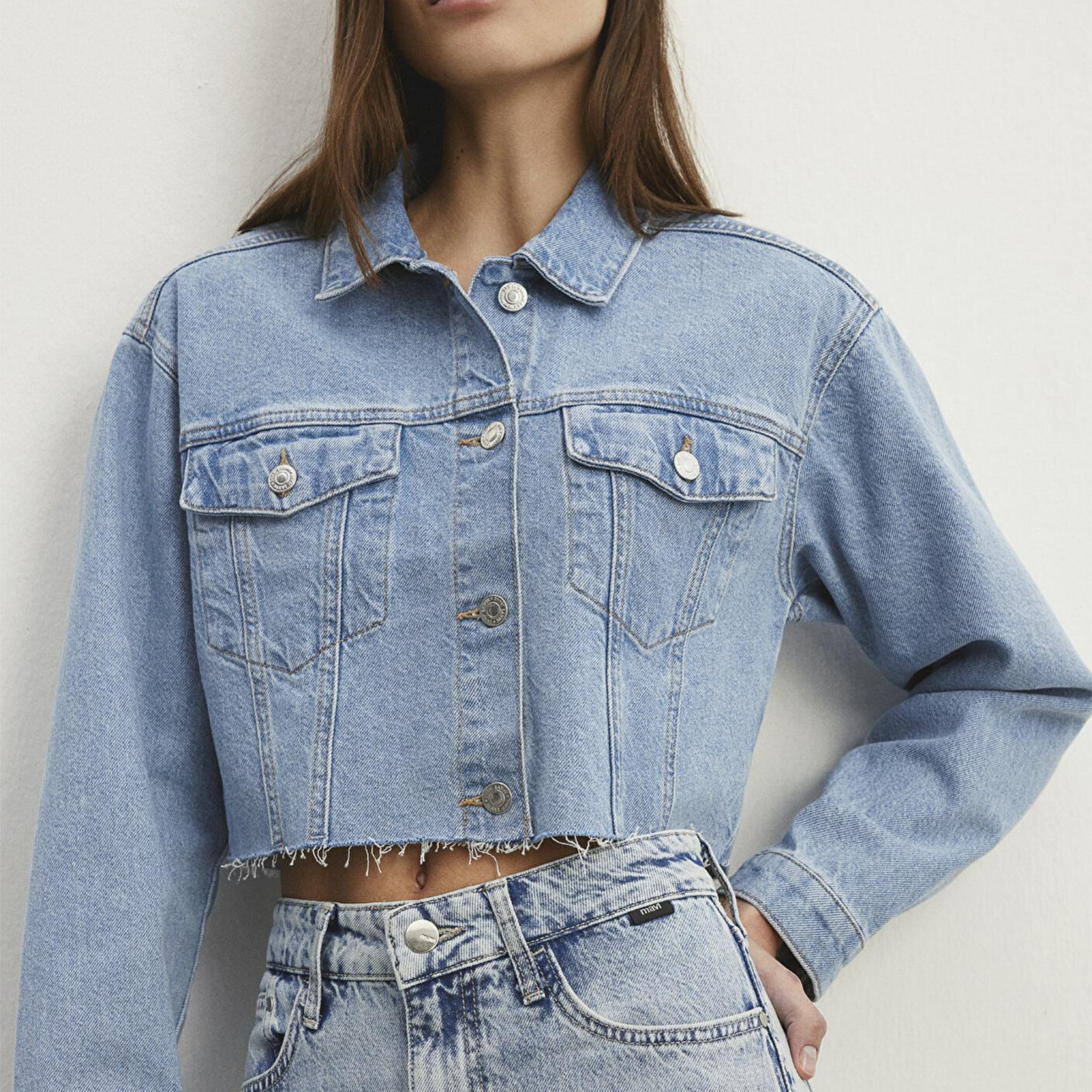 Mavi Brenda 90lar İndigo Mavisi Jean Ceket 1110118-86443