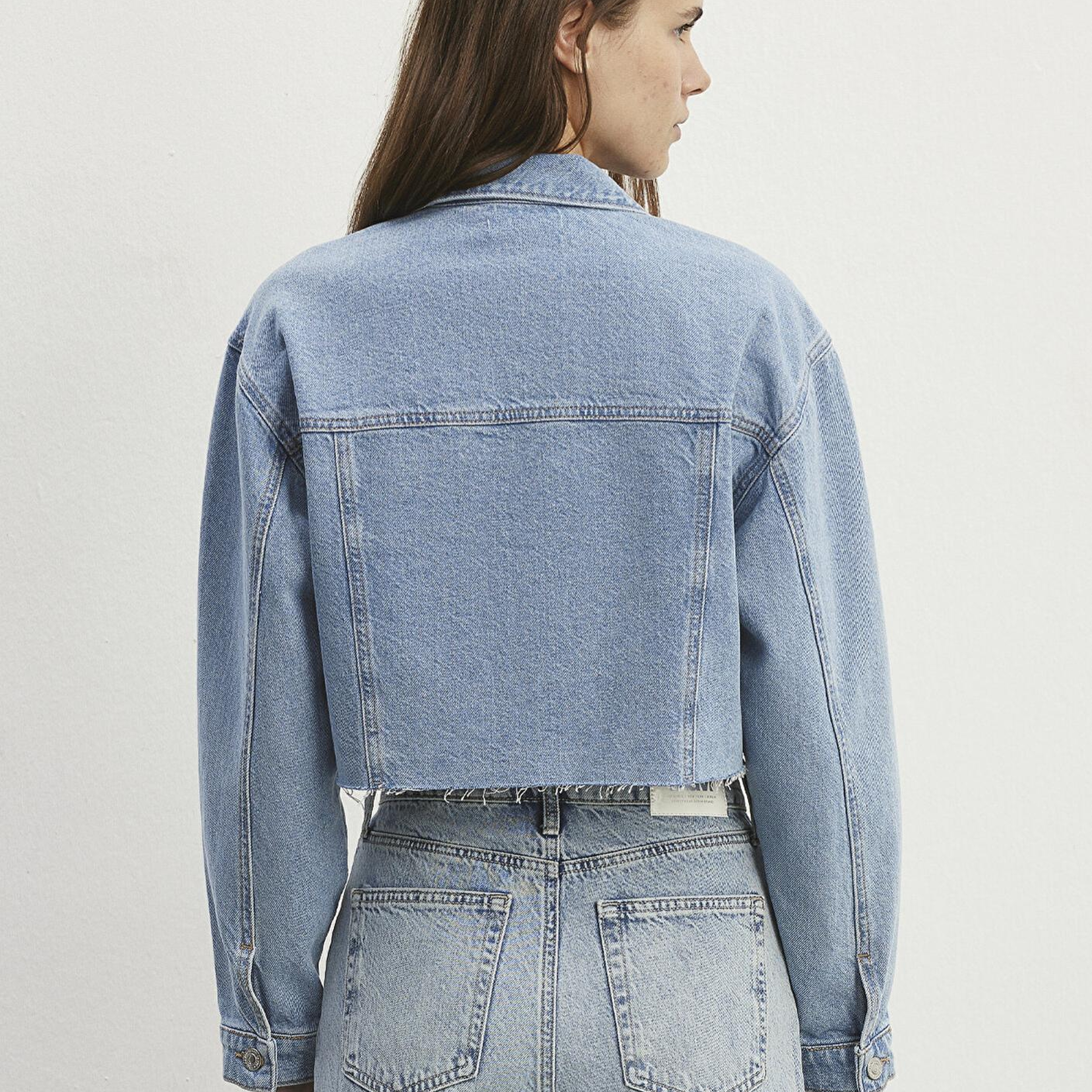 Mavi Brenda 90lar İndigo Mavisi Jean Ceket 1110118-86443