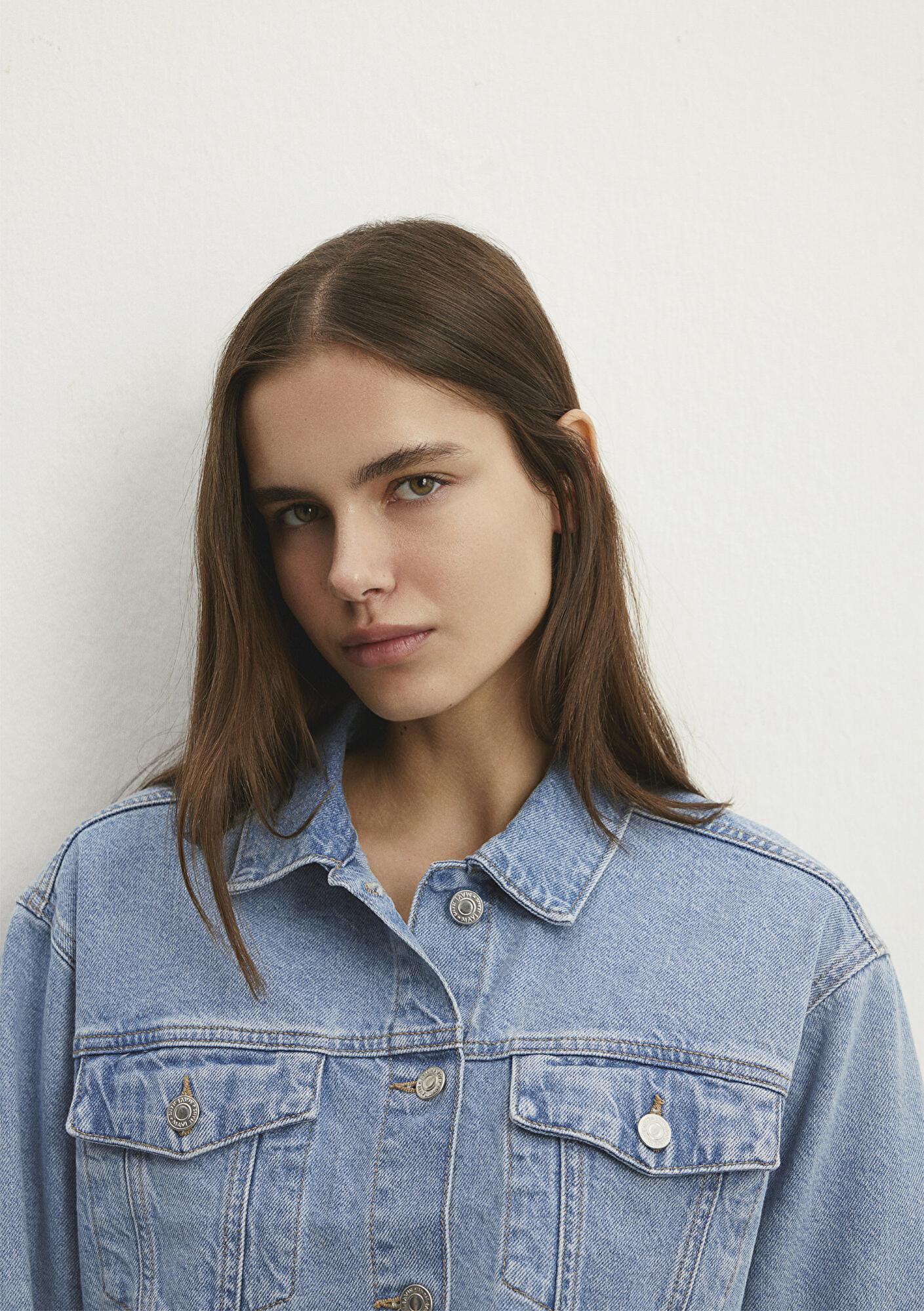 Mavi Brenda 90lar İndigo Mavisi Jean Ceket 1110118-86443