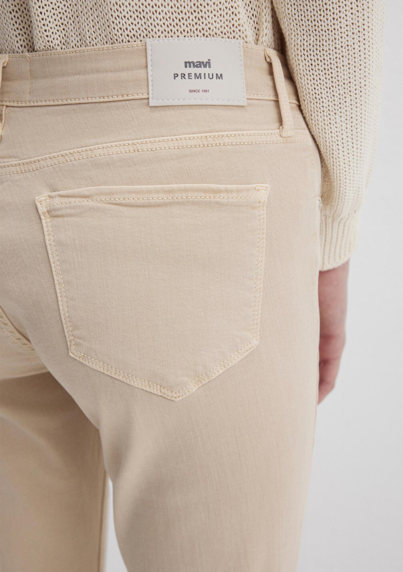 Mavi Ada Mavi Premium Krem Gabardin Pantolon 1020586447