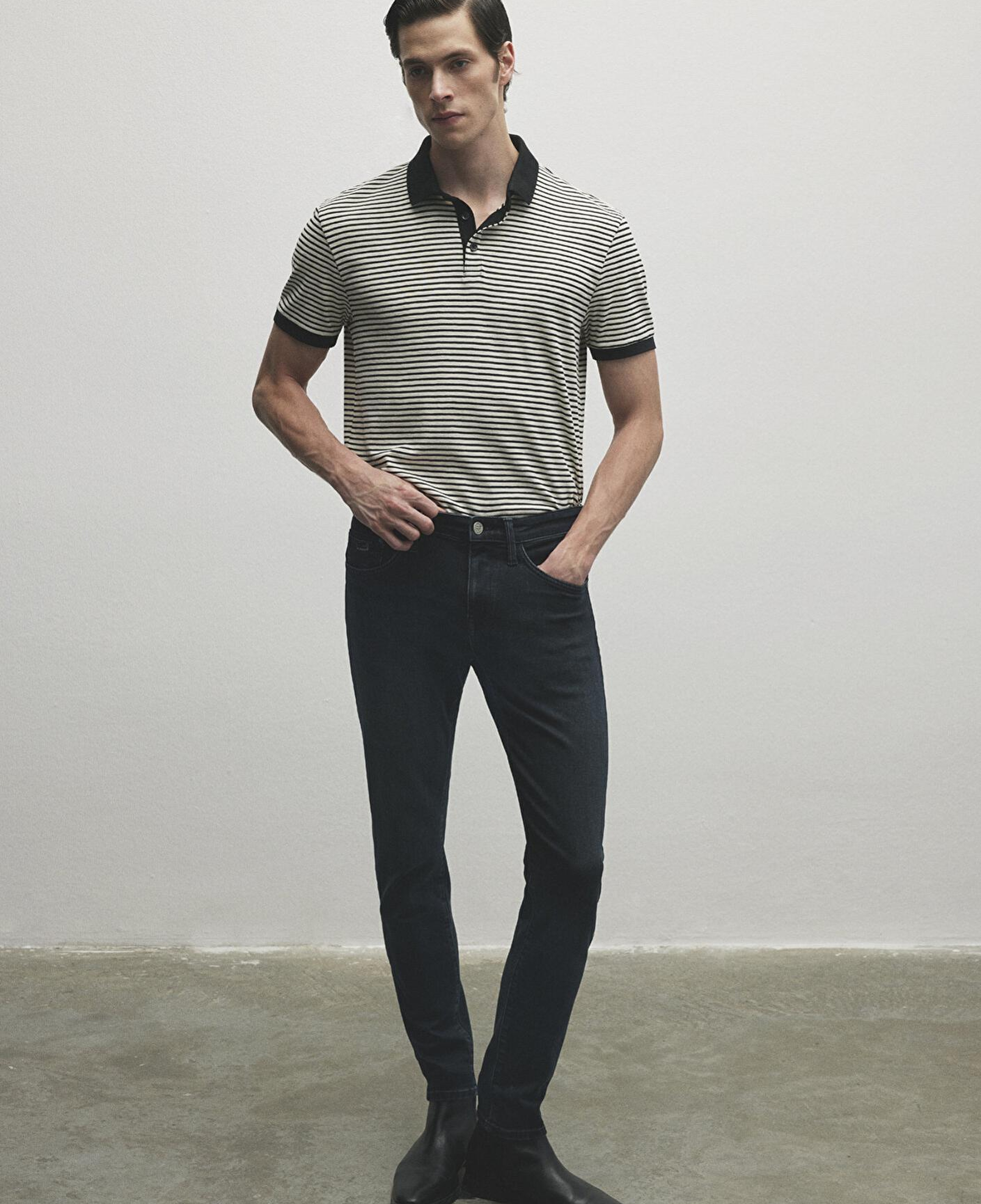 Mavi James Lux Black Puslu Koyu Mavi Jean Pantolon 0042486543