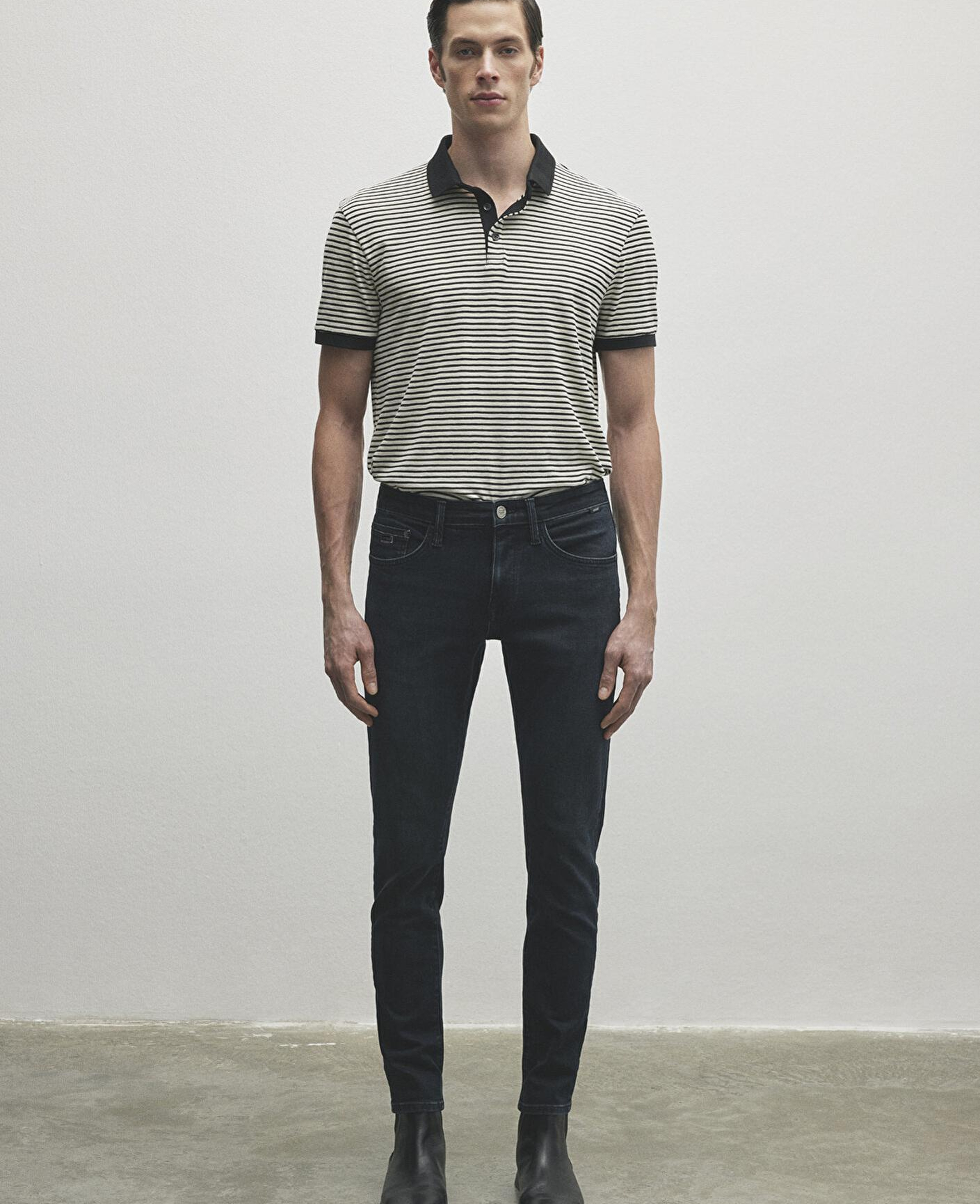 Mavi James Lux Black Puslu Koyu Mavi Jean Pantolon 0042486543