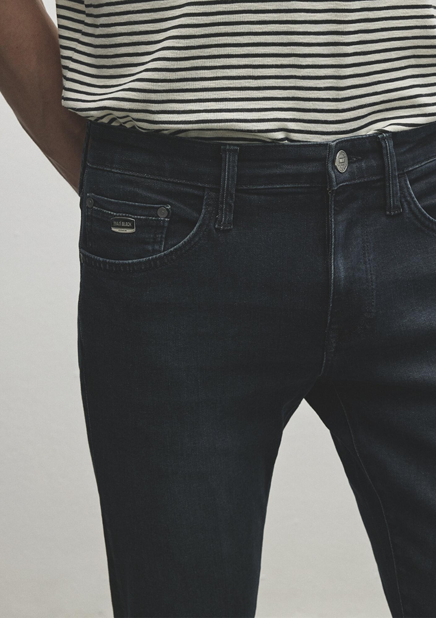 Mavi James Lux Black Puslu Koyu Mavi Jean Pantolon 0042486543