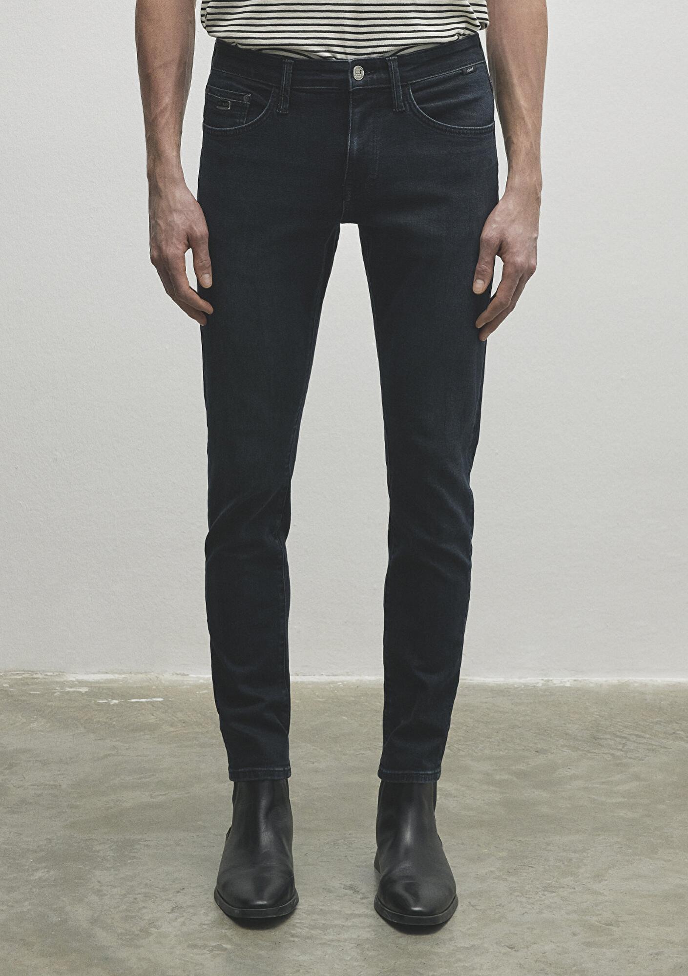 Mavi James Lux Black Puslu Koyu Mavi Jean Pantolon 0042486543