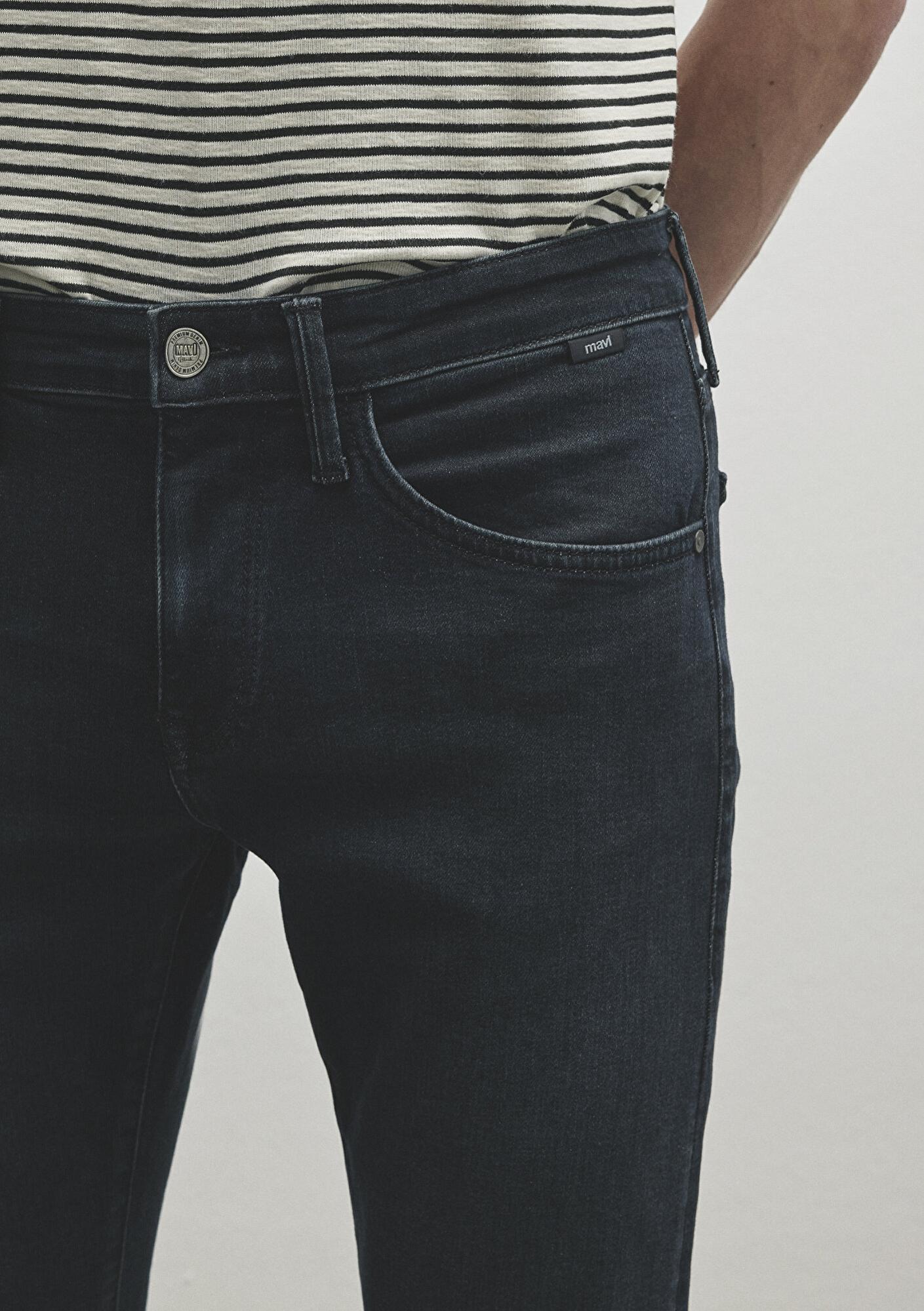 Mavi James Lux Black Puslu Koyu Mavi Jean Pantolon 0042486543