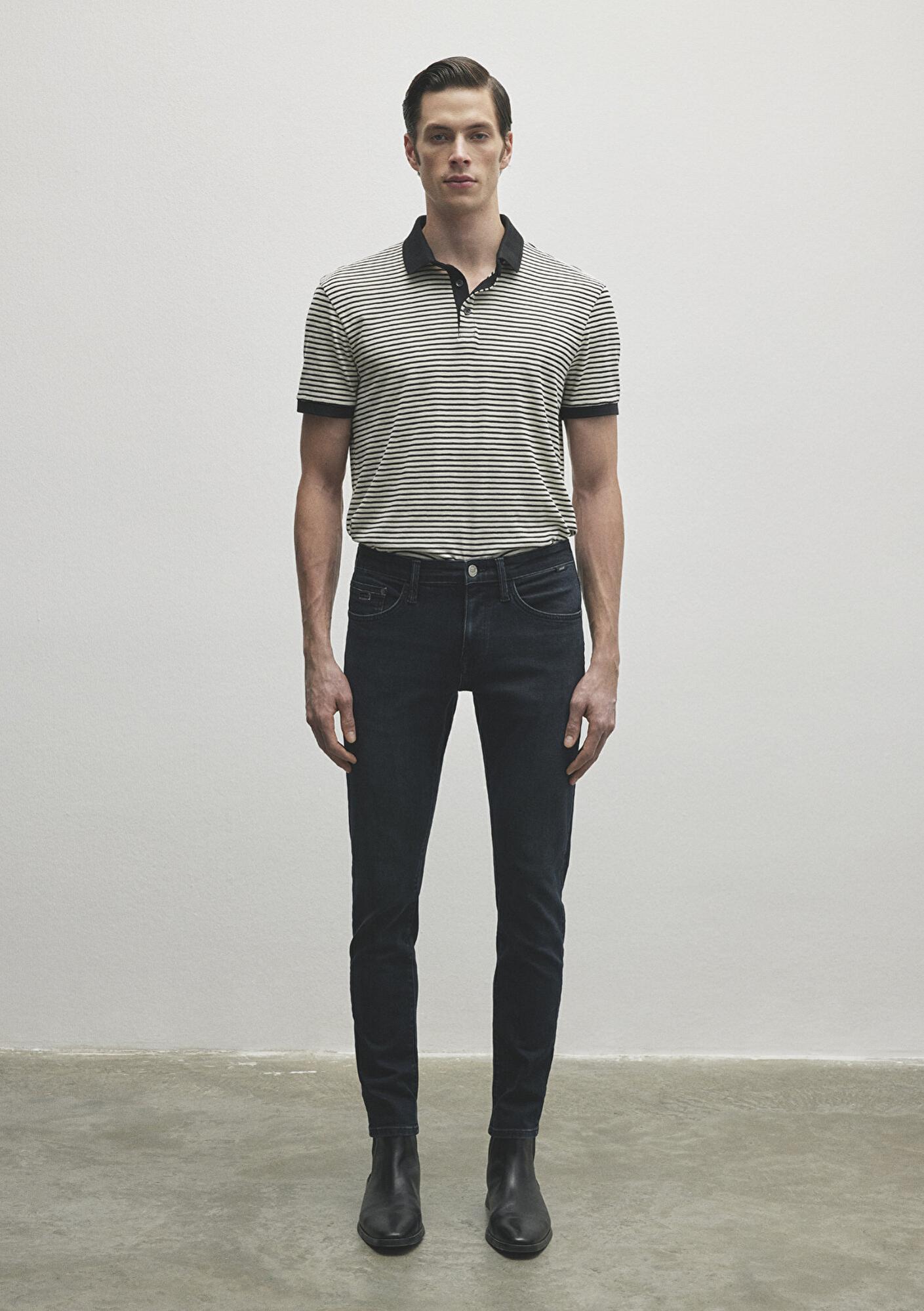 Mavi James Lux Black Puslu Koyu Mavi Jean Pantolon 0042486543