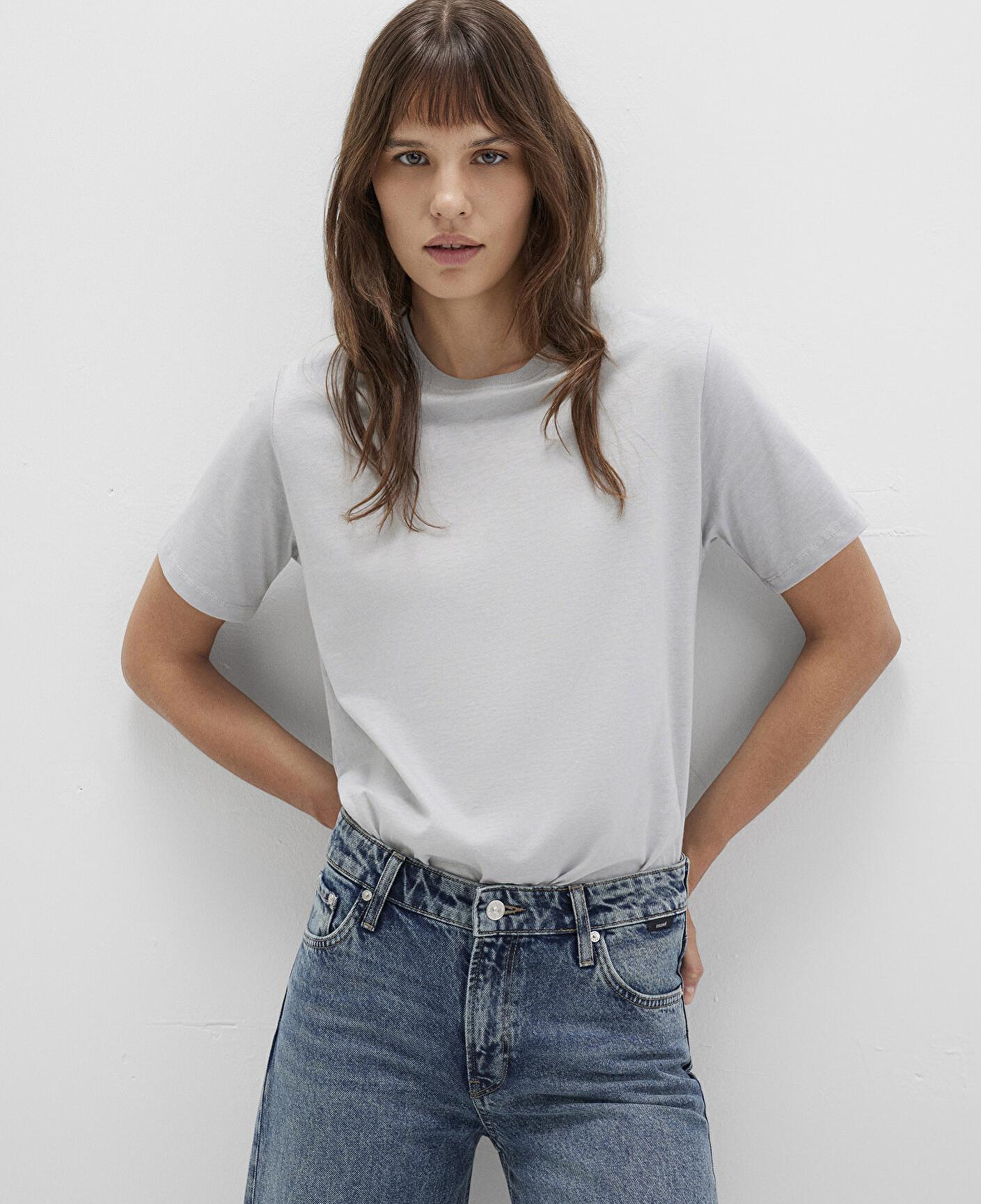 Mavi Gri Basic Tişört Regular Fit / Normal Kesim 1600965-70075