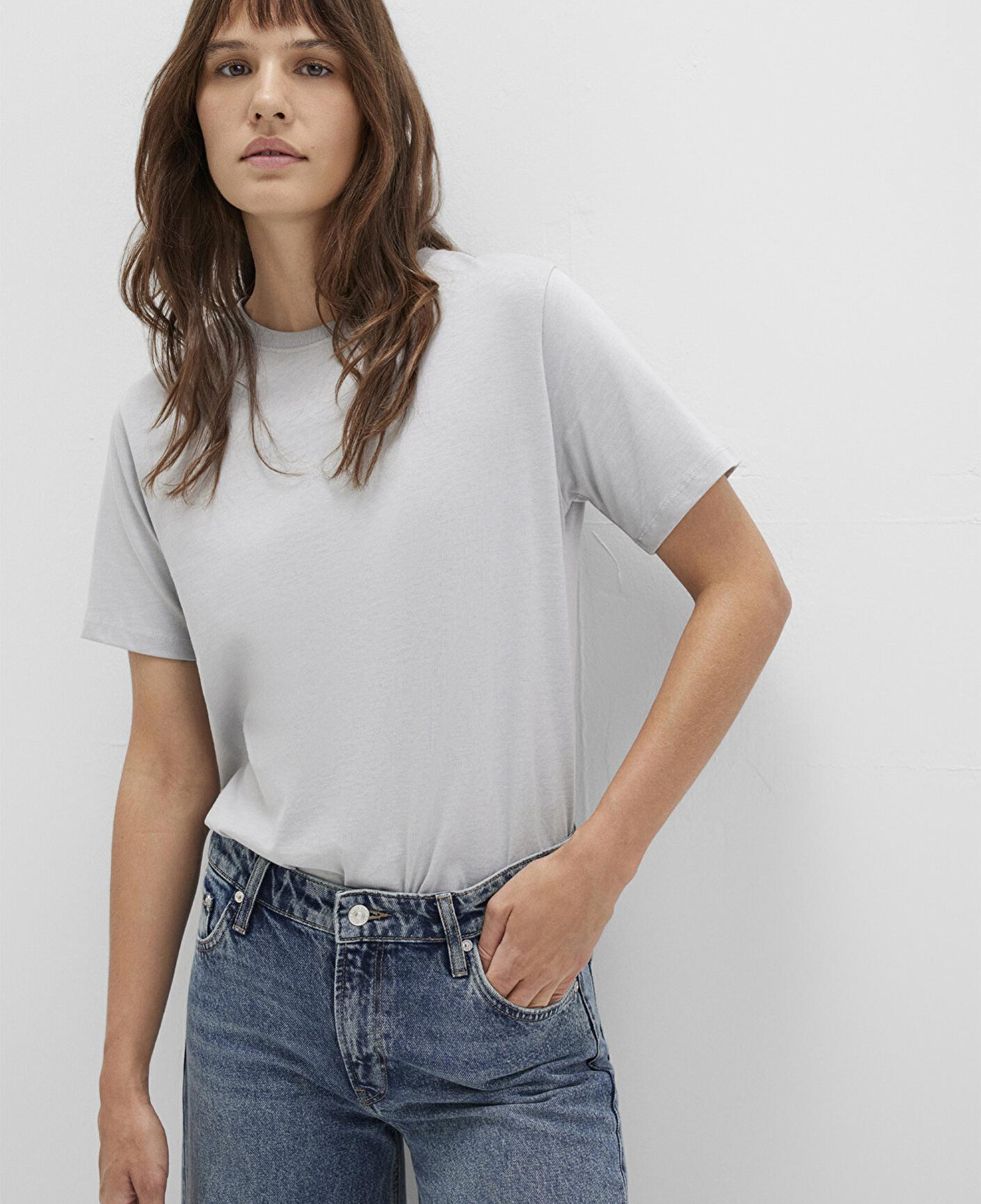 Mavi Gri Basic Tişört Regular Fit / Normal Kesim 1600965-70075