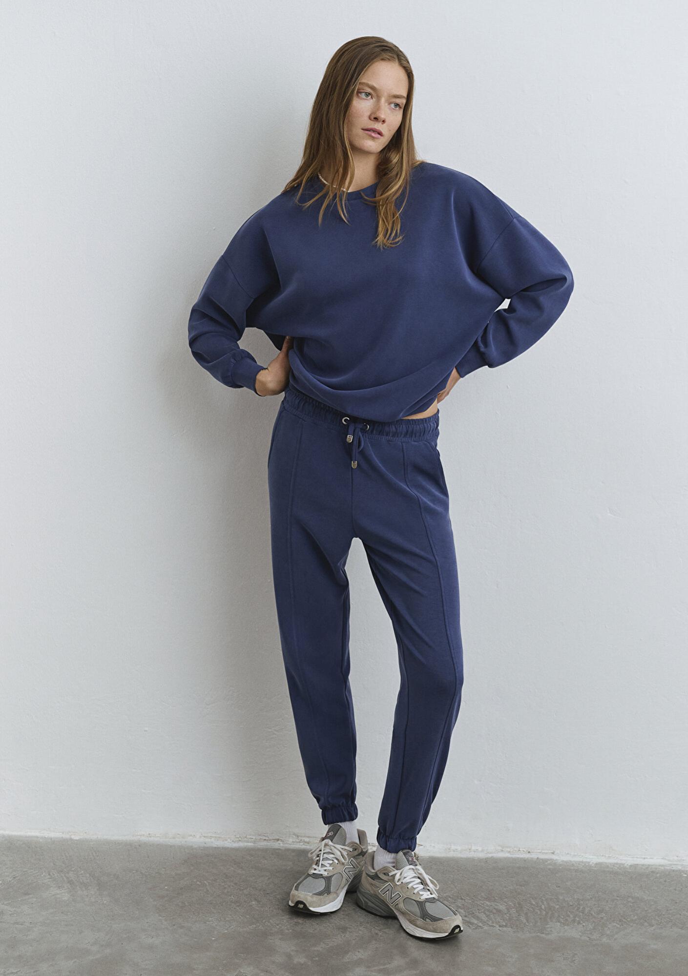 Mavi Lux Touch (TENCEL™) Lacivert Modal Eşofman Altı 1600453-70491