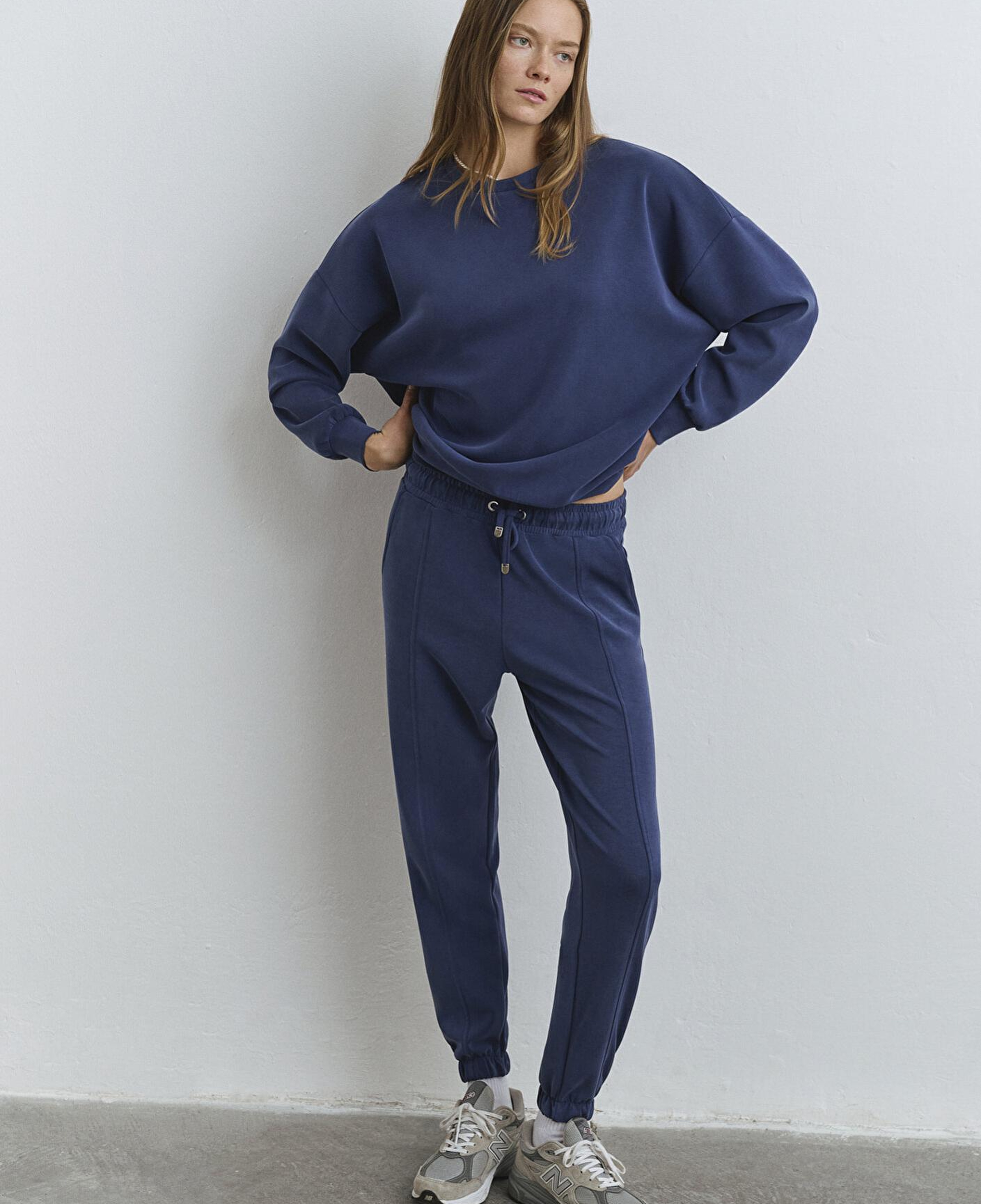 Mavi Lux Touch (TENCEL™) Lacivert Modal Eşofman Altı 1600453-70491