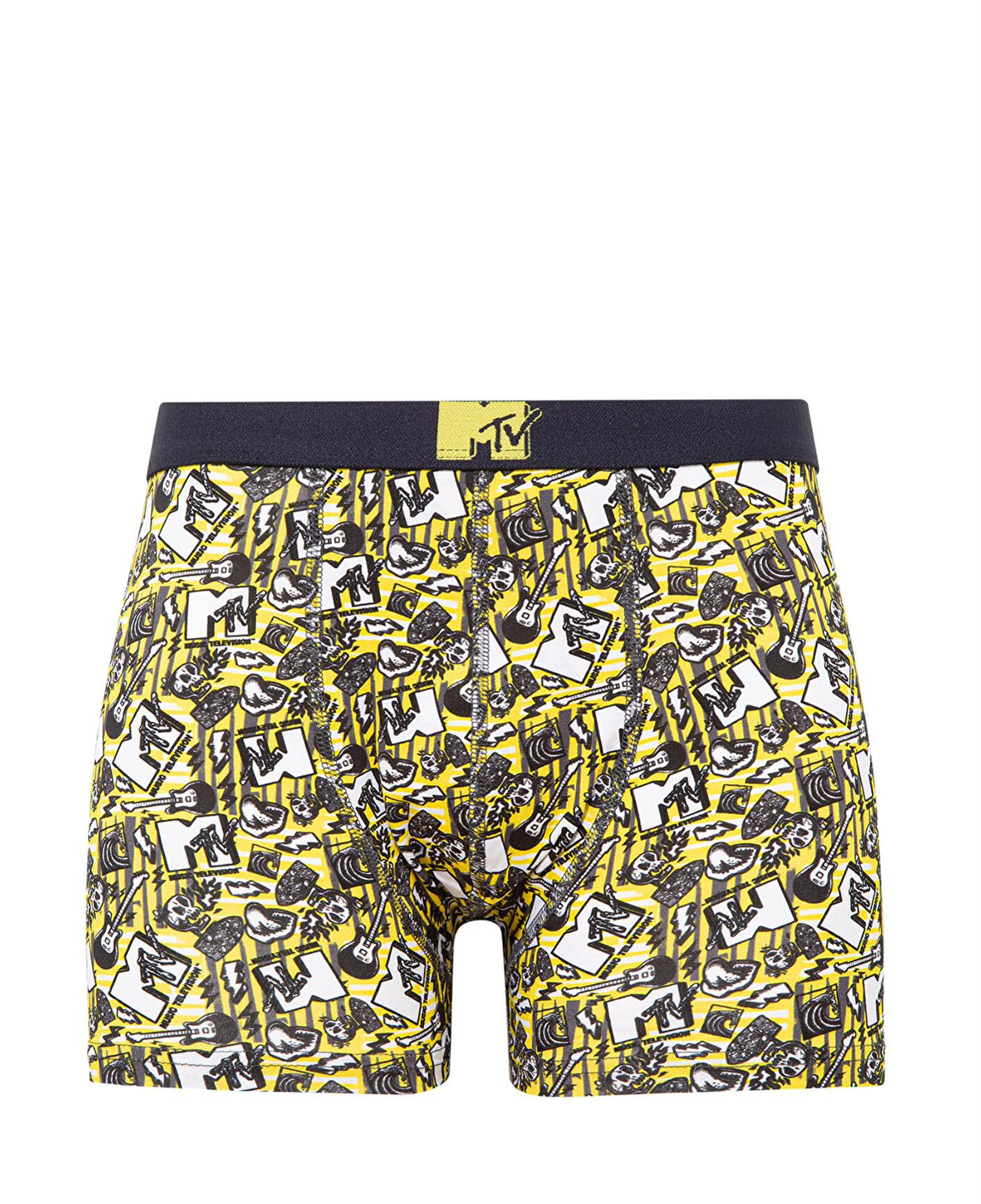 Mavi MTV Baskılı Beyaz Boxer 0911384-620