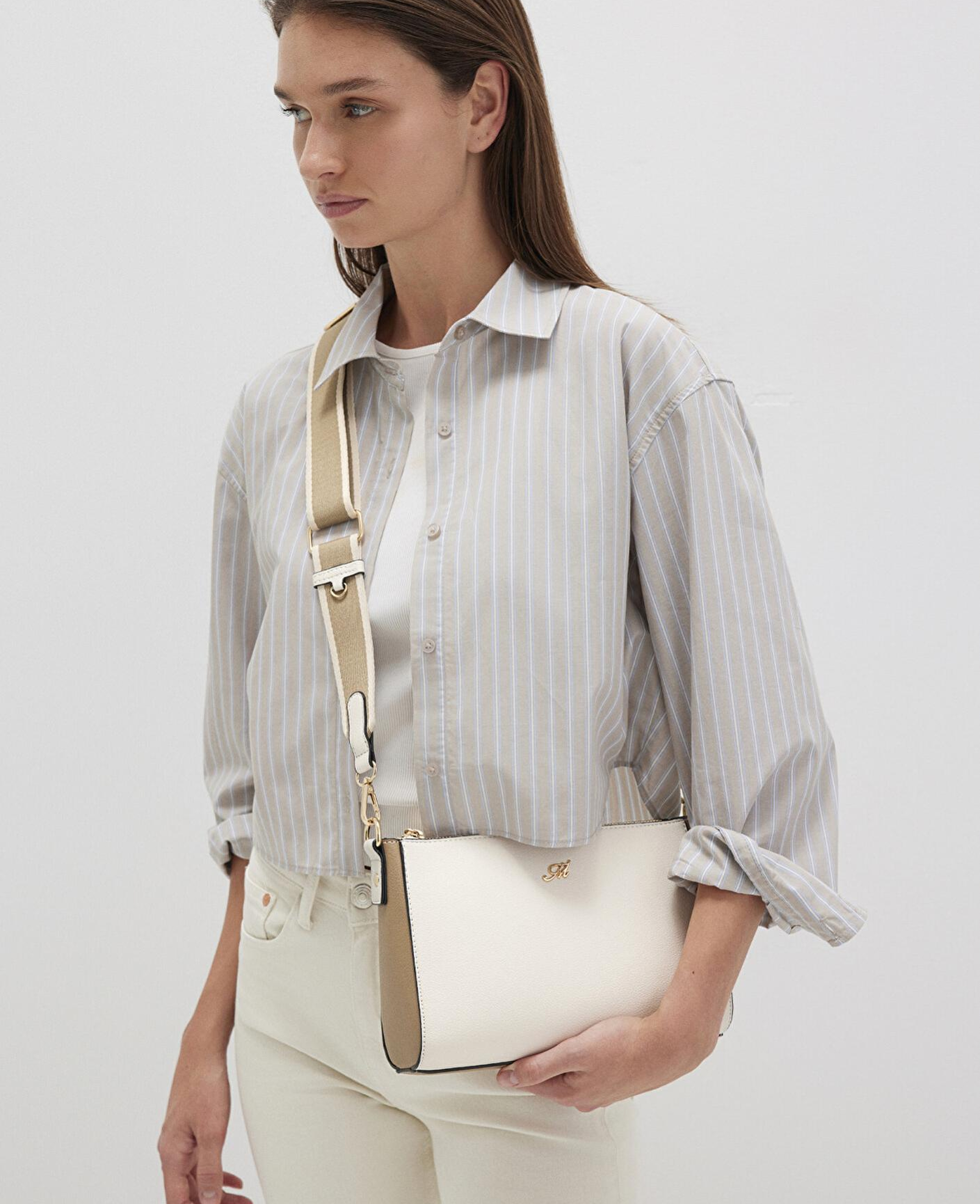 Mavi Ekru Çapraz Çanta 1912166-34523