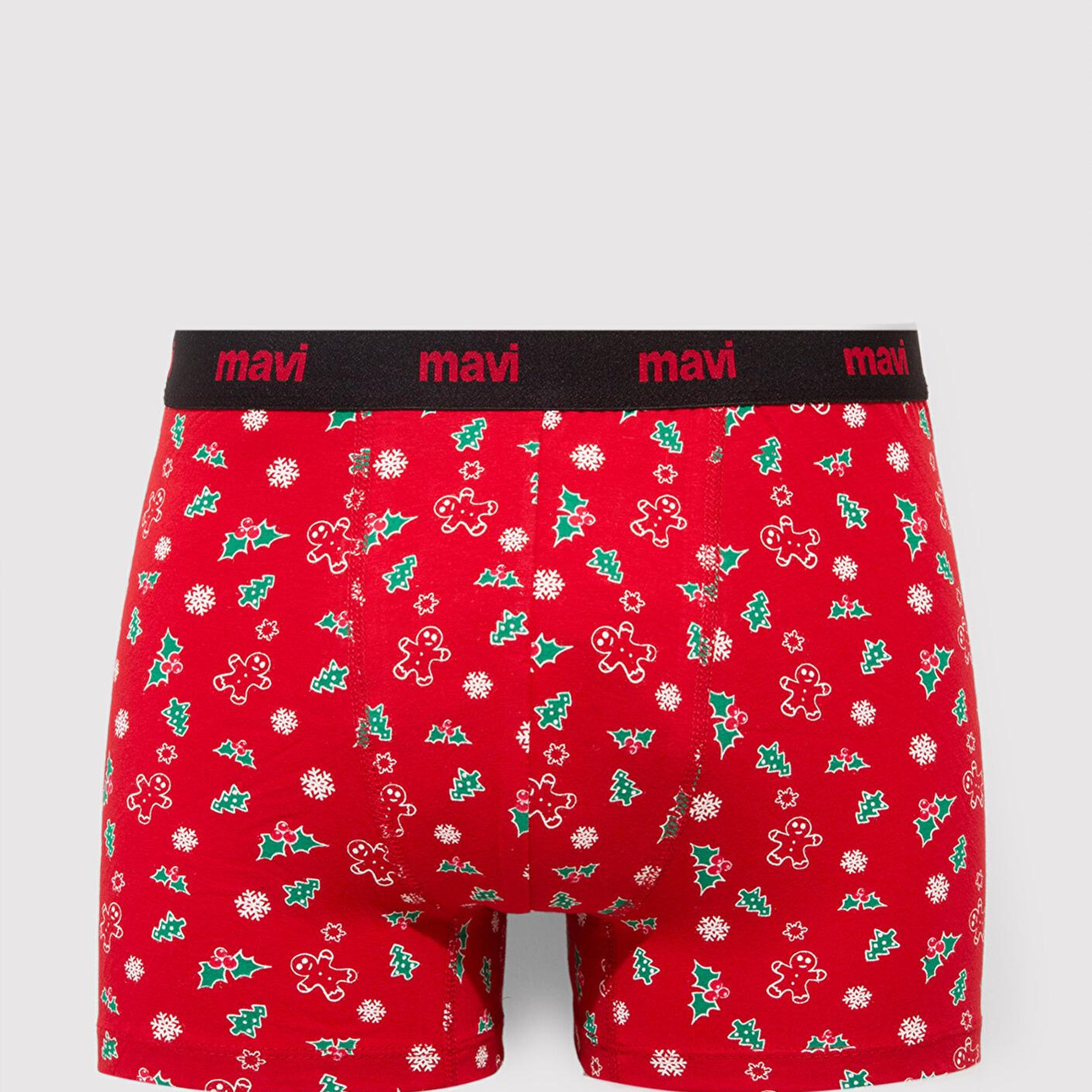 Mavi Yılbaşı Temalı Baskılı Boxer 0911251-32421