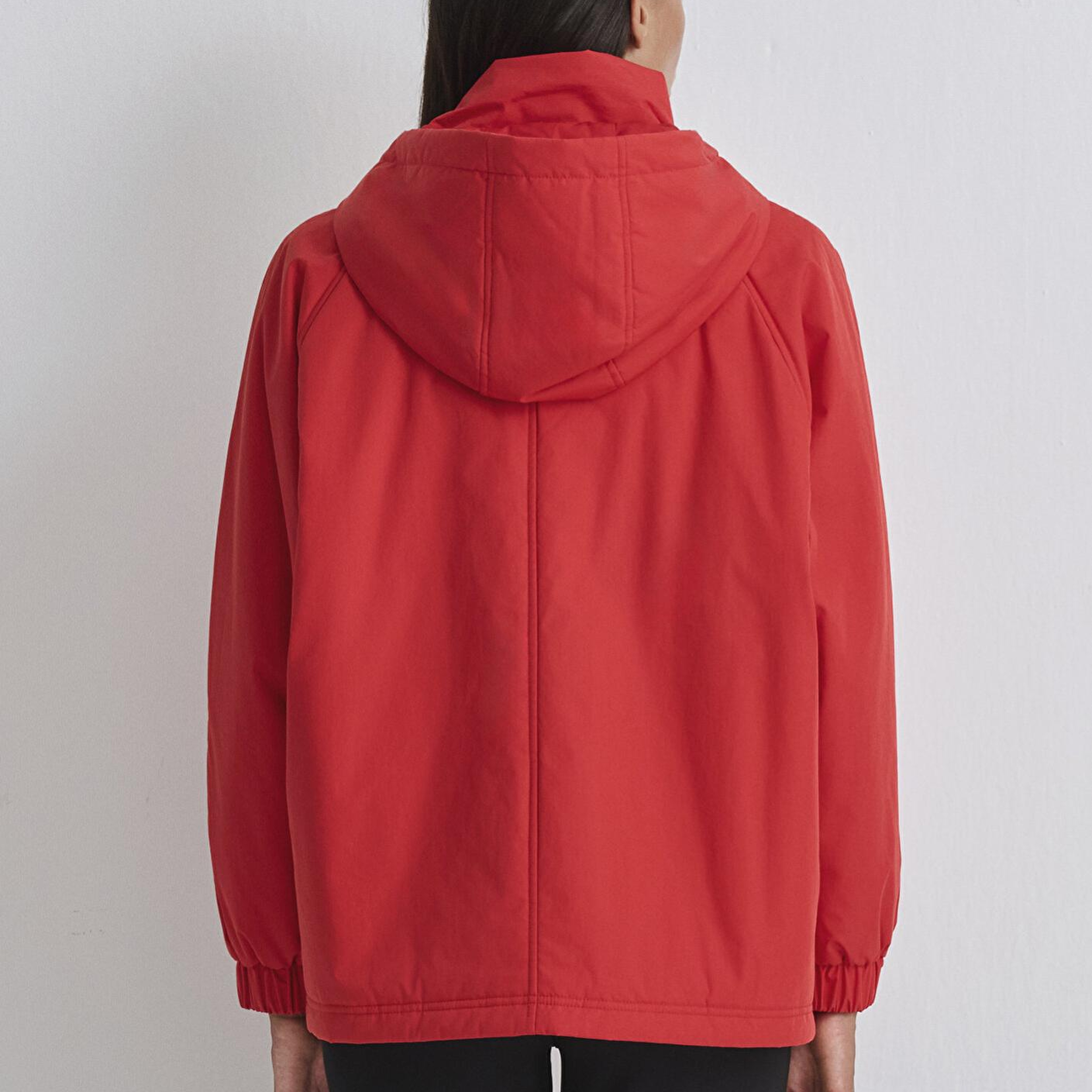 Mavi Su İtici Kapüşonlu Kırmızı Mont 1110348-70461