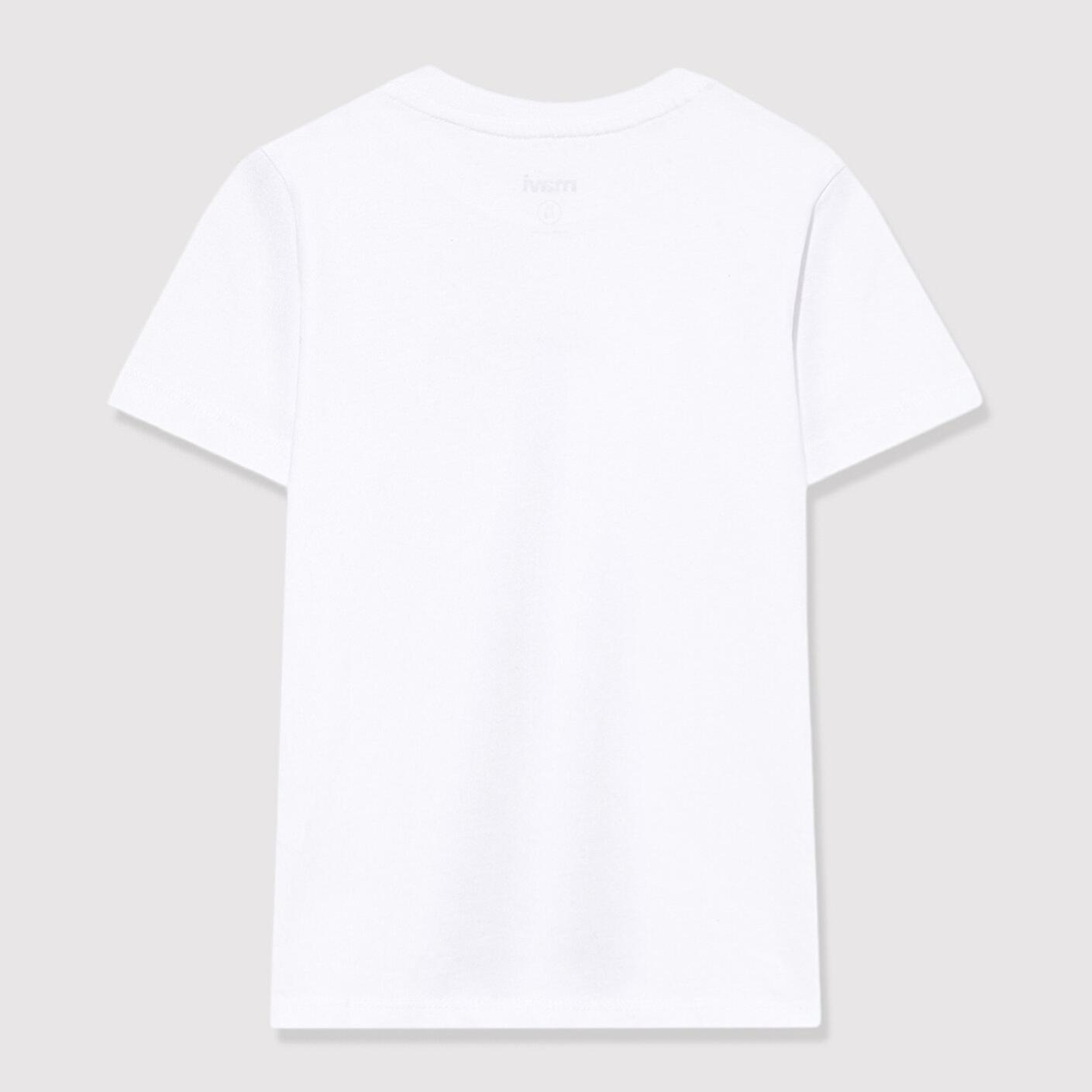 Mavi Kırmızı Miav Baskılı Çocuk Tişört Regular Fit / Normal Kesim 66332602