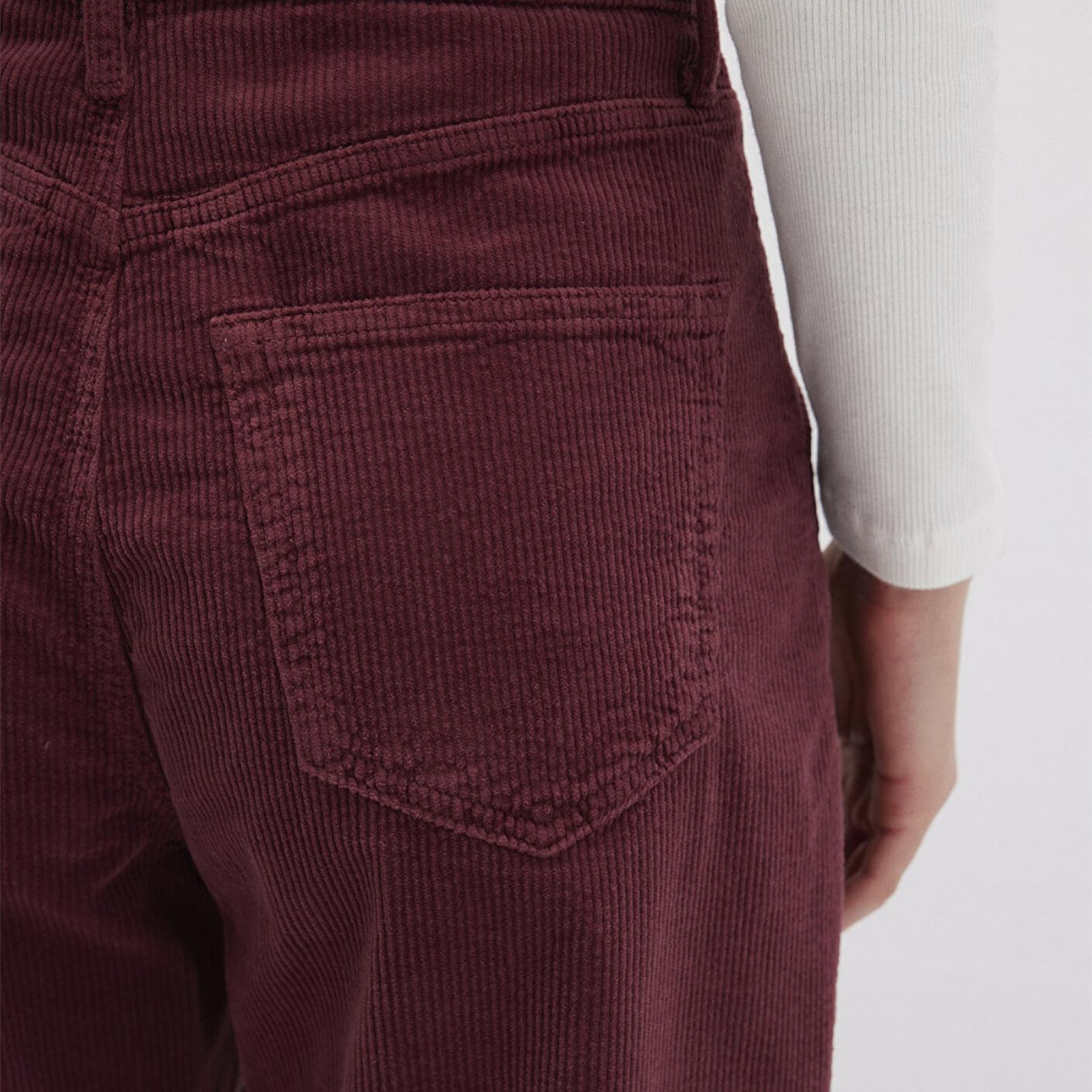 Mavi Laura Bordo Kadife Pantolon 101153-85728