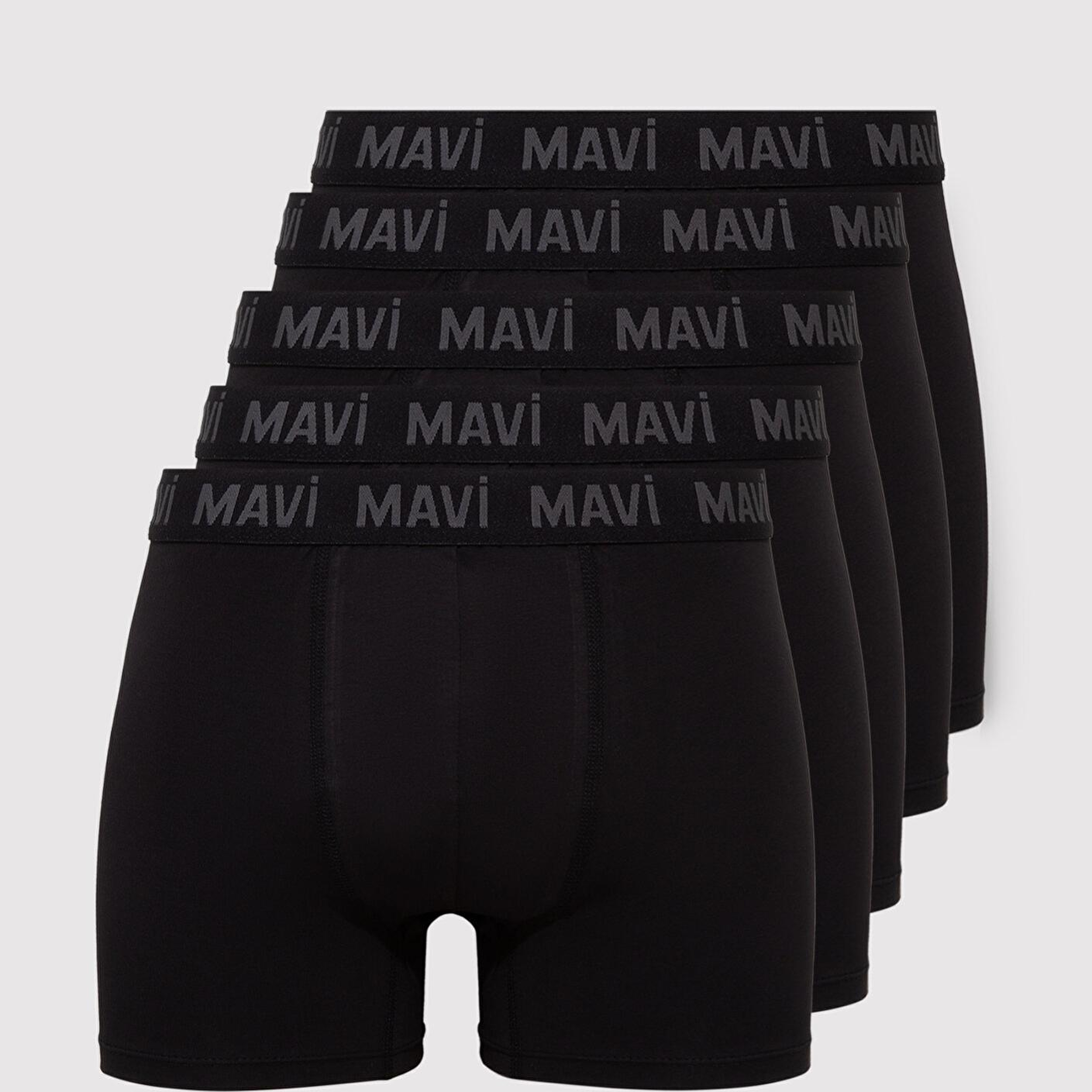 Mavi 5li Siyah Basic Boxer 0911238-900