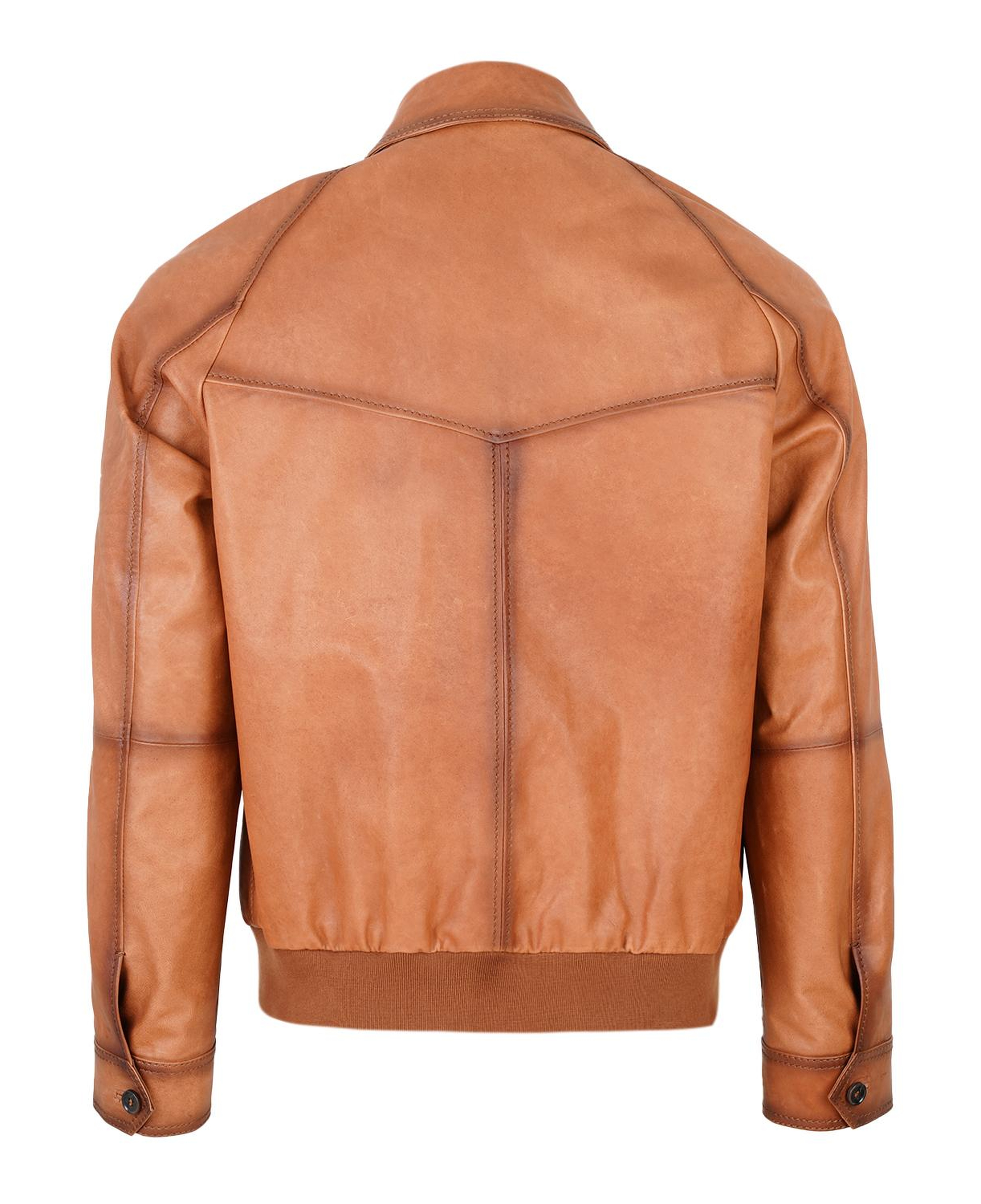 Bidziil Taba Erkek Vintage Bomber Deri Mont