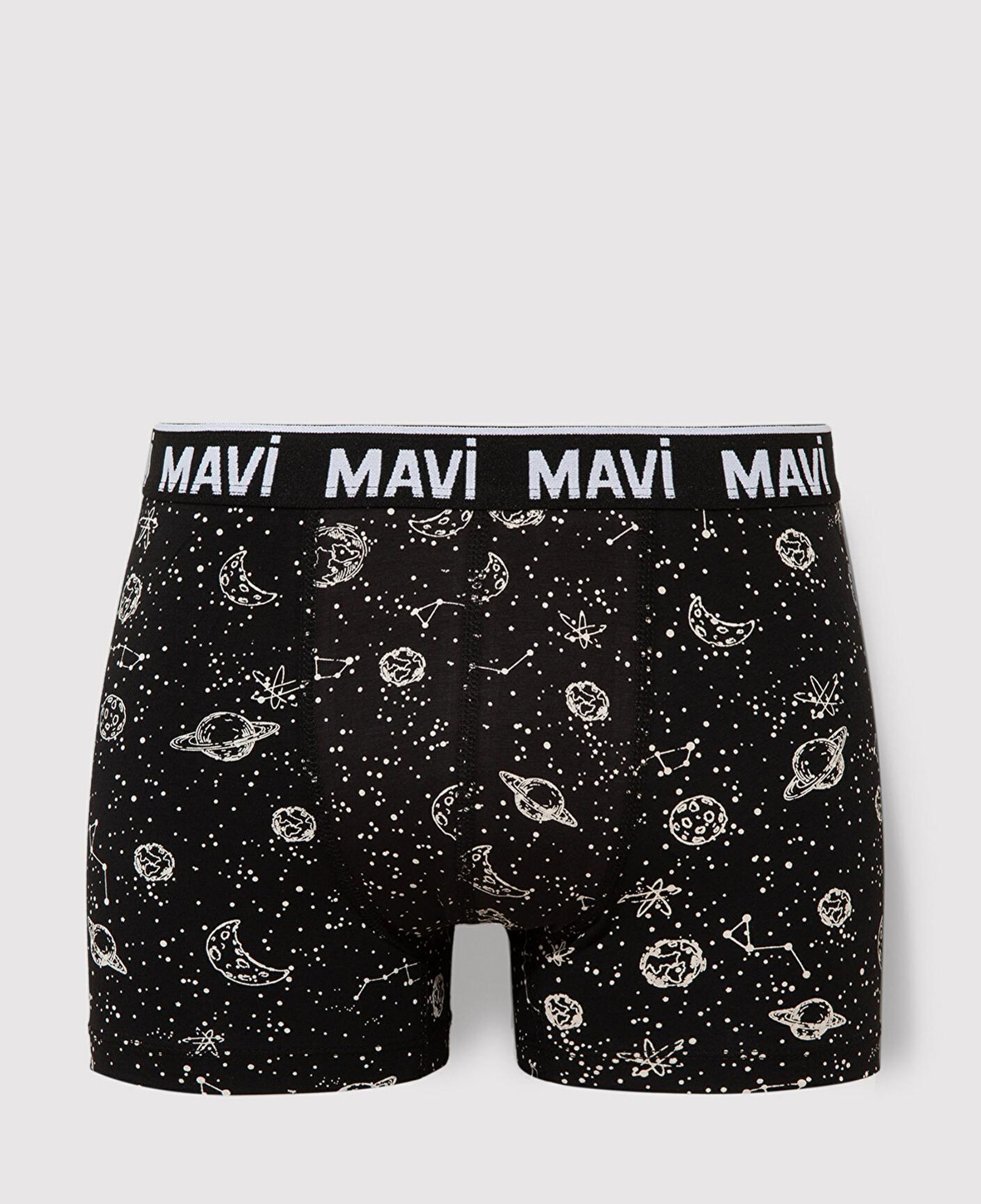 Mavi 3lü Baskılı Boxer 0911219-900