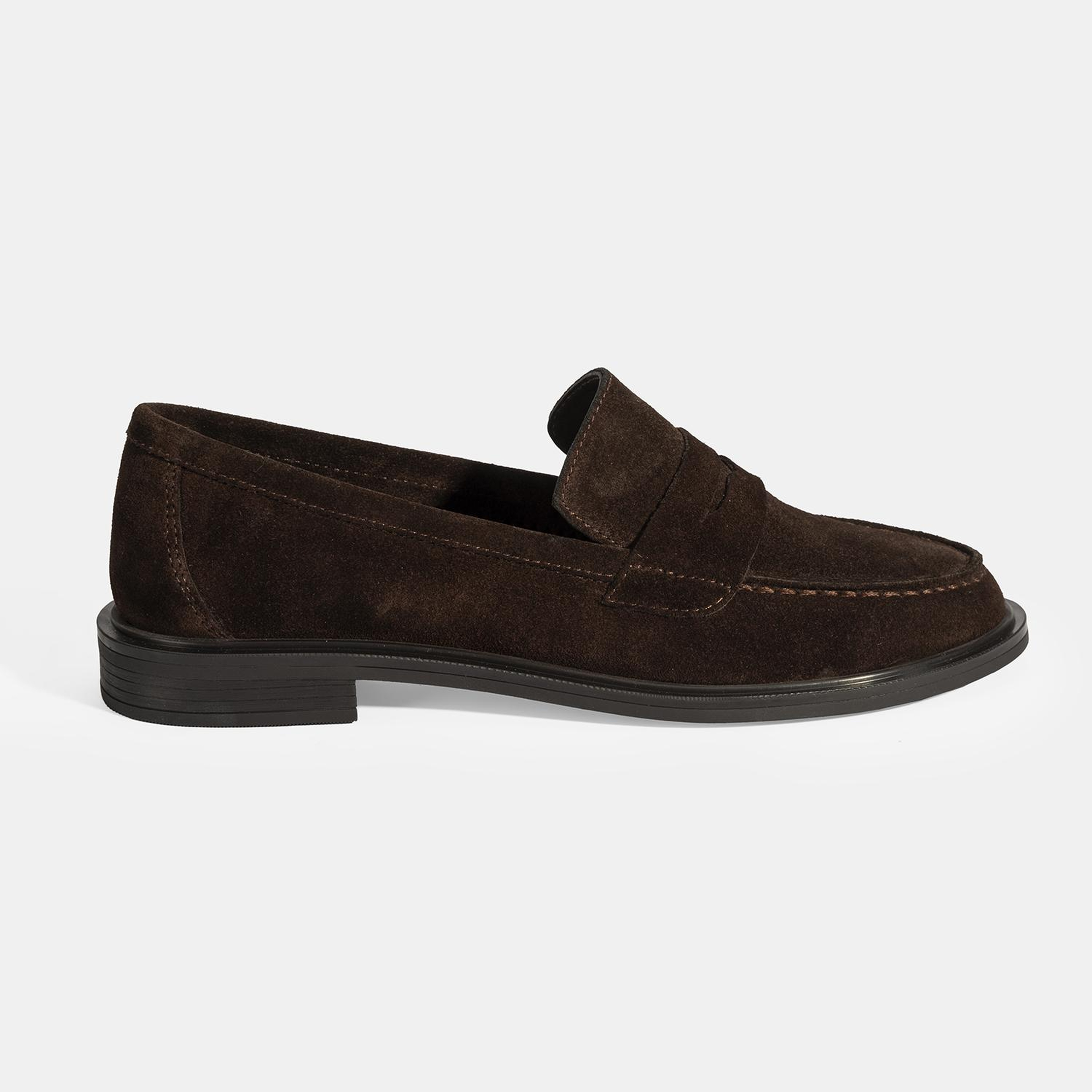 Kadın Kahve Süet Loafer