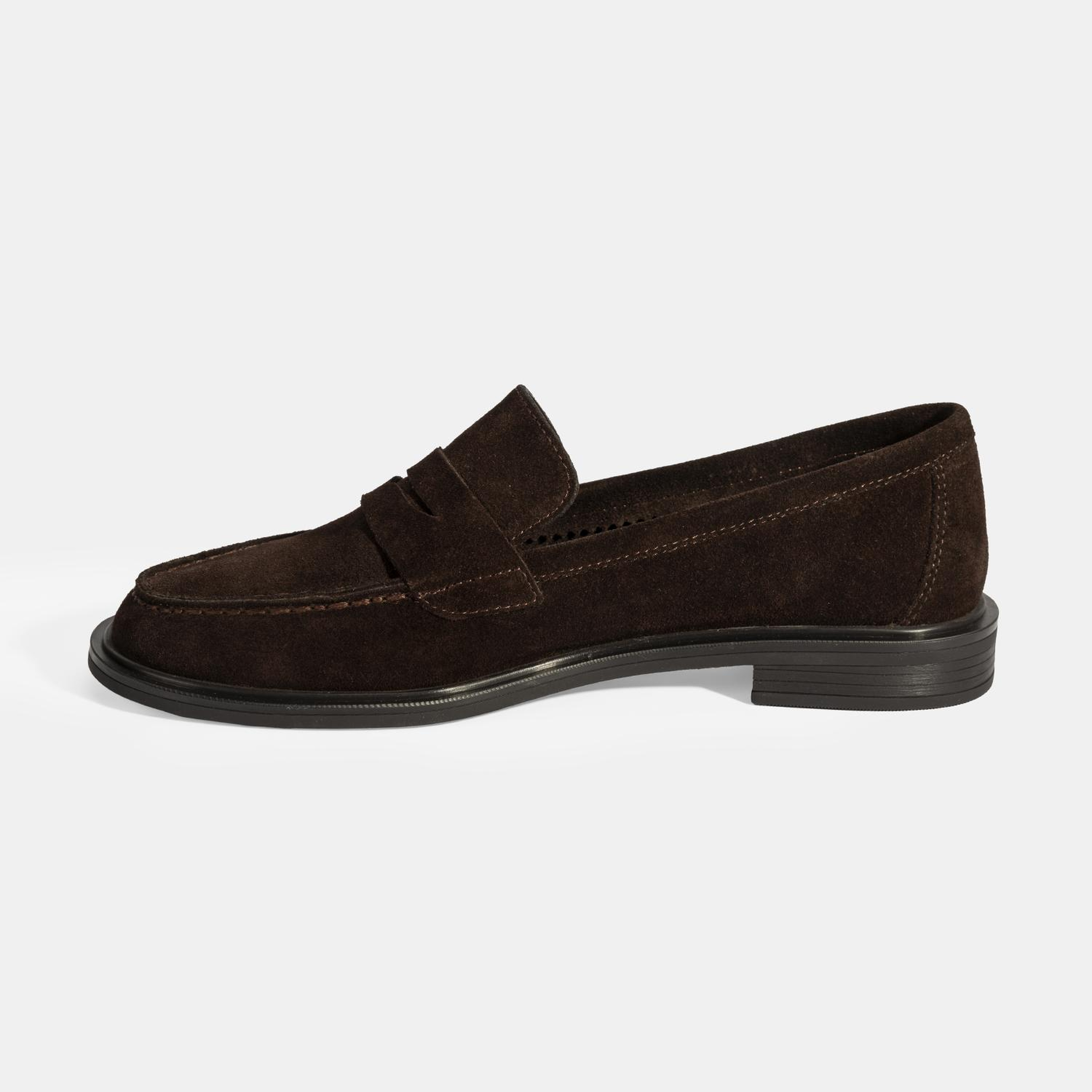 Kadın Kahve Süet Loafer