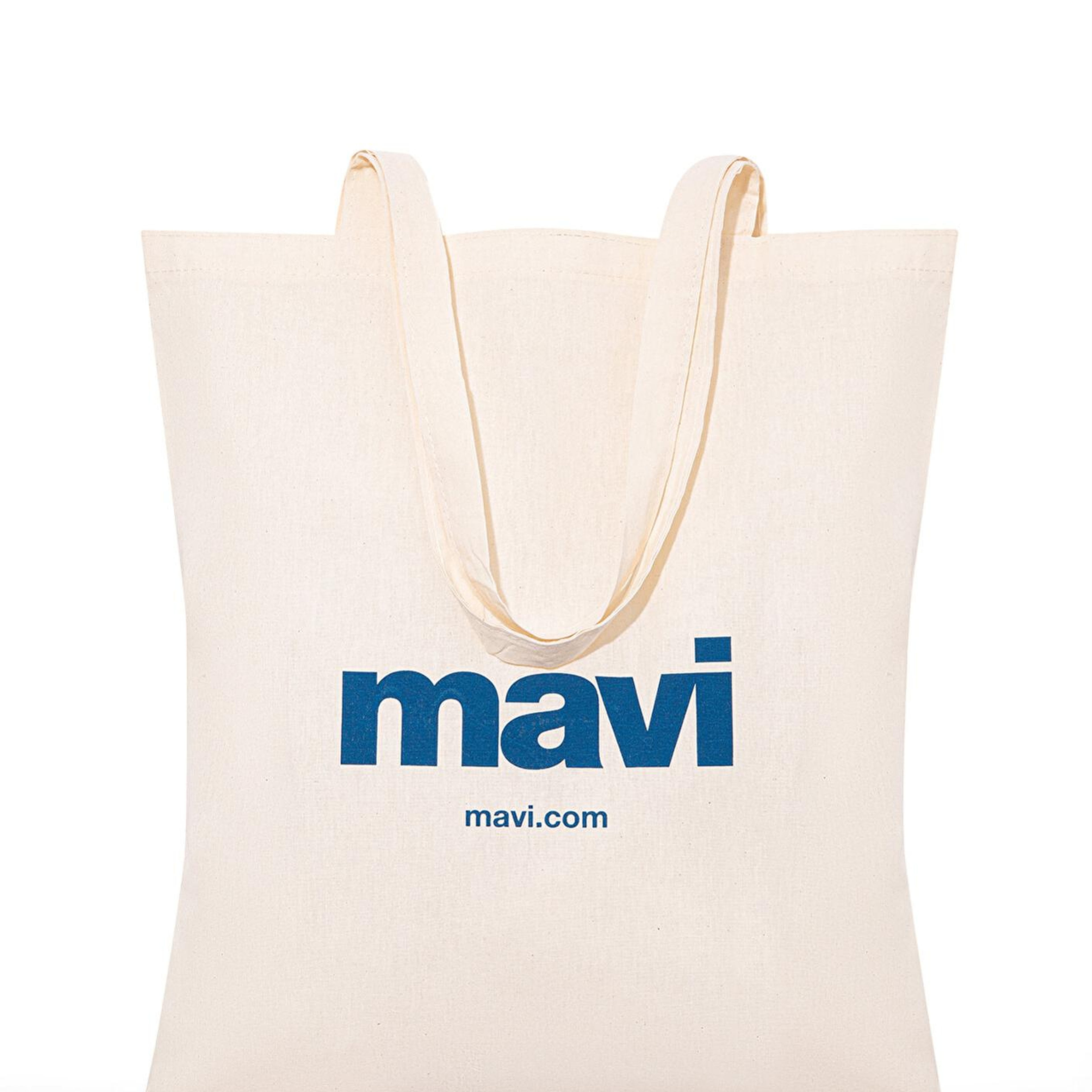 Mavi Mavi Logolu Çevre Dostu Geri Dönüştürülebilir Bez Çanta PO393918