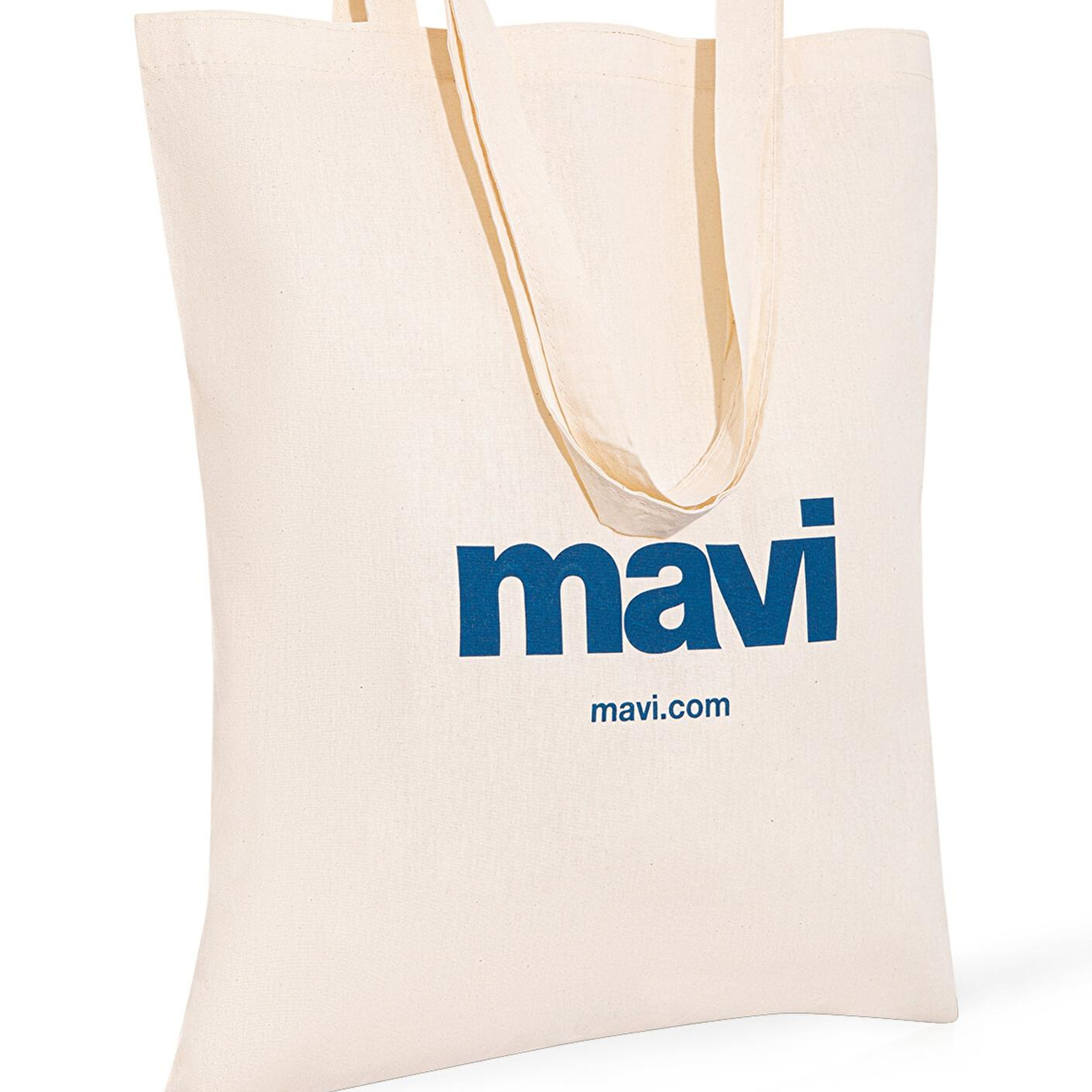 Mavi Mavi Logolu Çevre Dostu Geri Dönüştürülebilir Bez Çanta PO393918