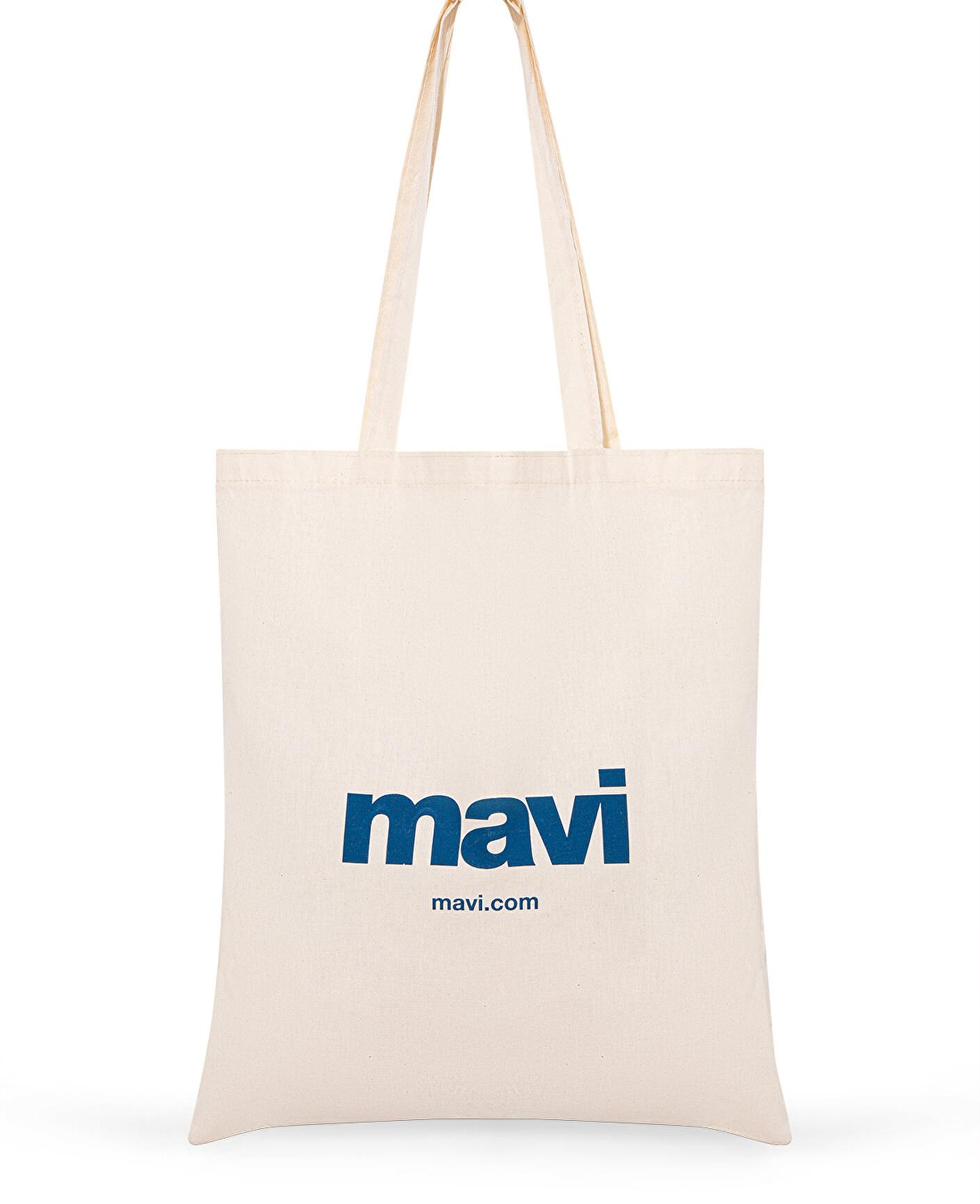 Mavi Mavi Logolu Çevre Dostu Geri Dönüştürülebilir Bez Çanta PO393918