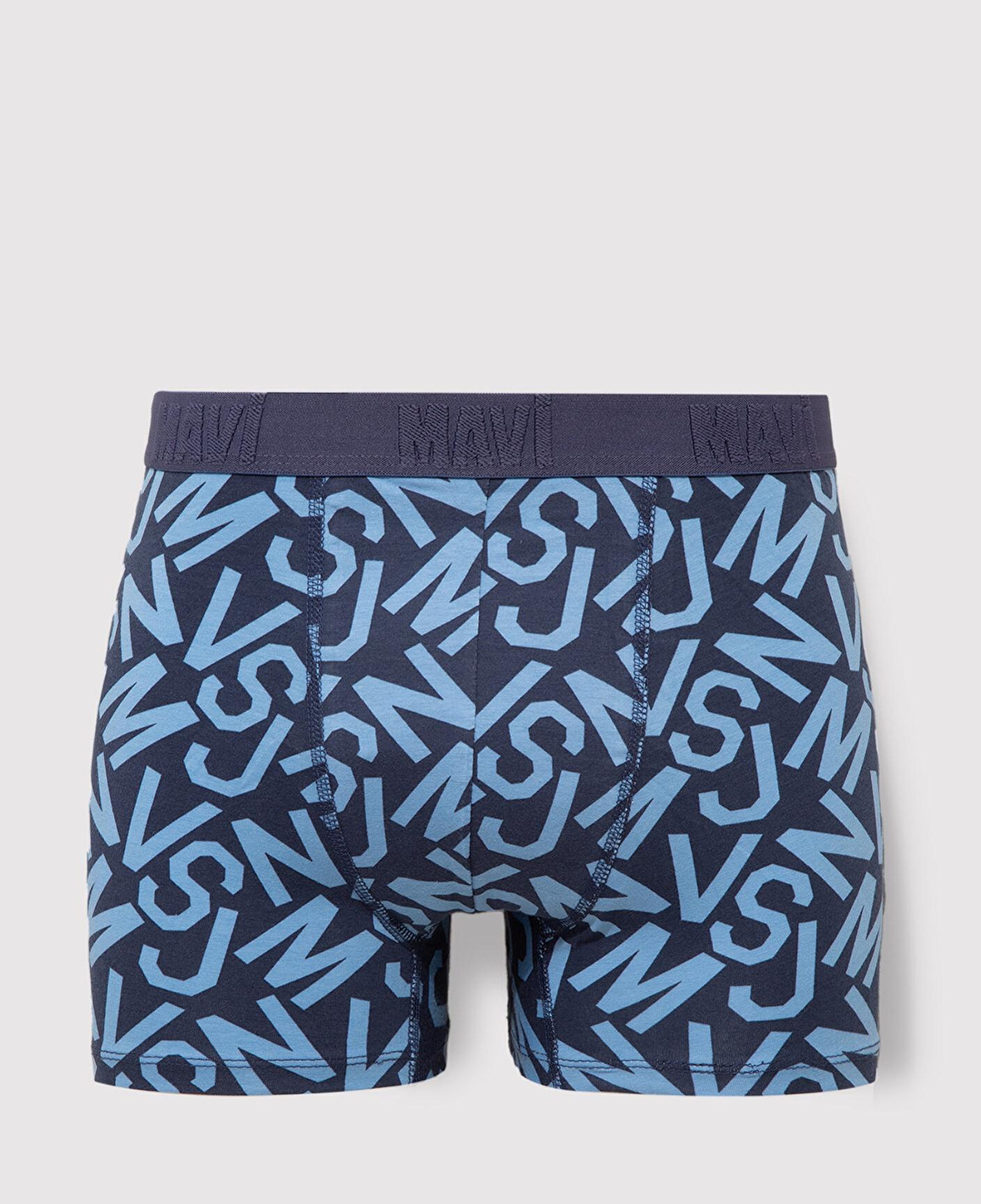 Mavi Baskılı Mavi Boxer 0910441-85803